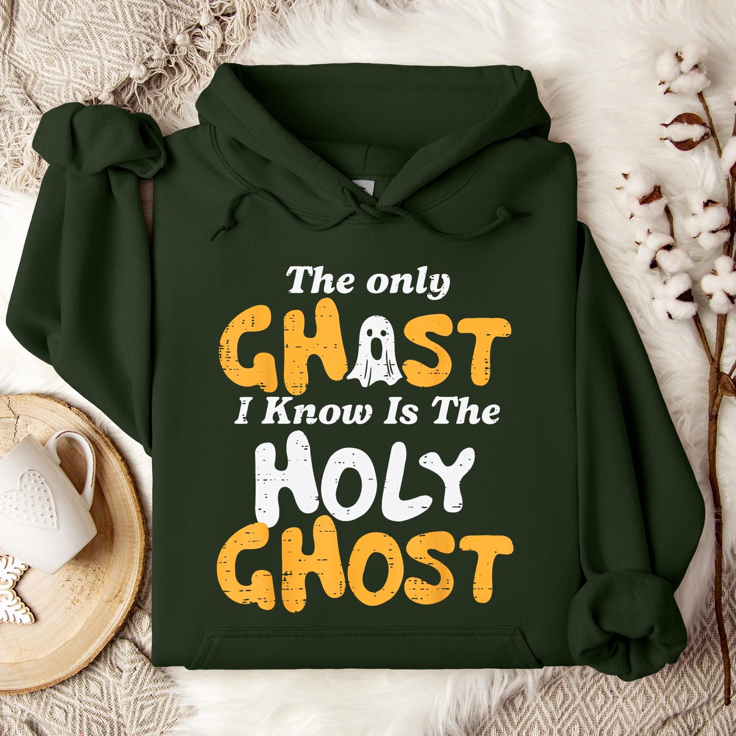 The Only Ghost I Know Is Holy Ghost 01 Hoodie