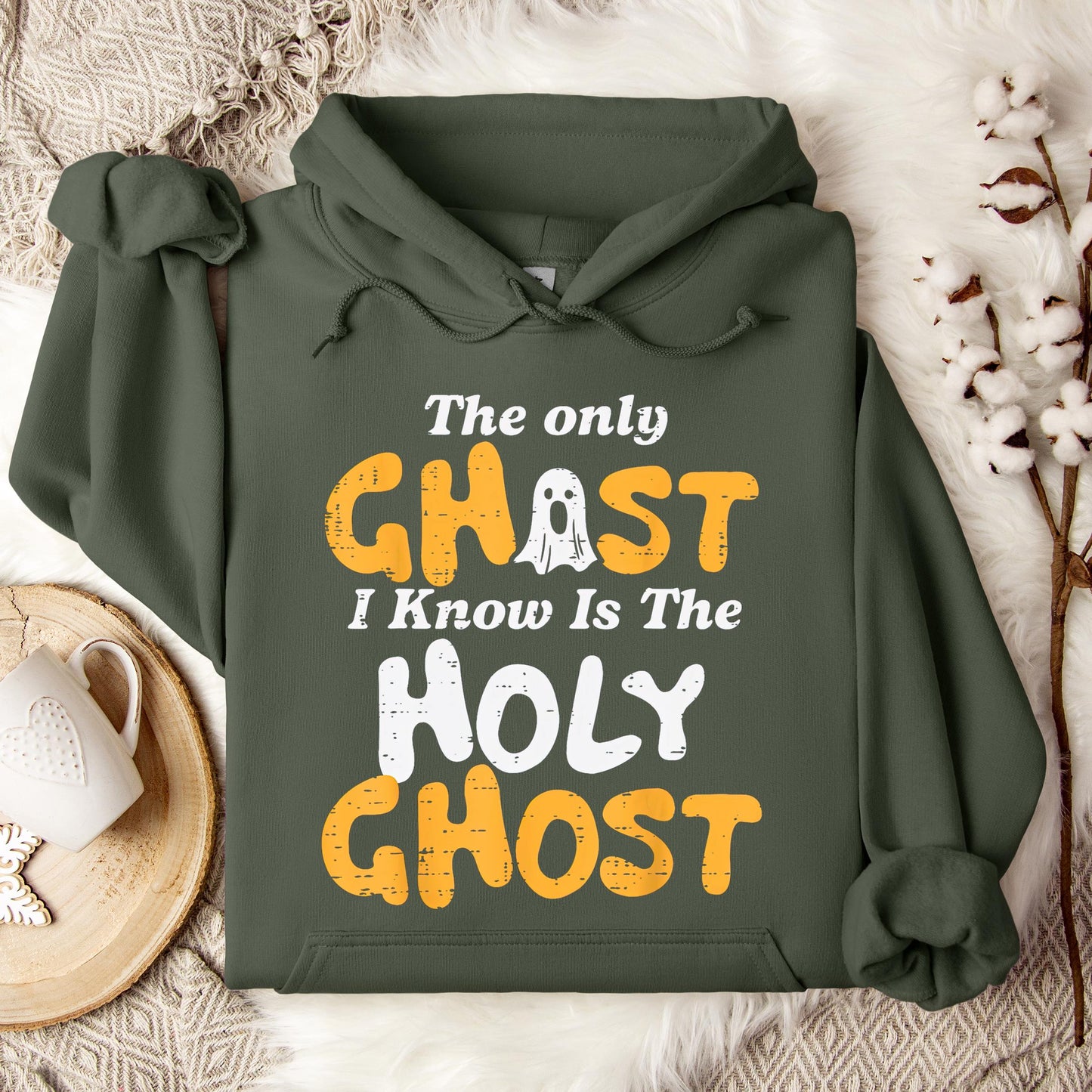 The Only Ghost I Know Is Holy Ghost 01 Hoodie