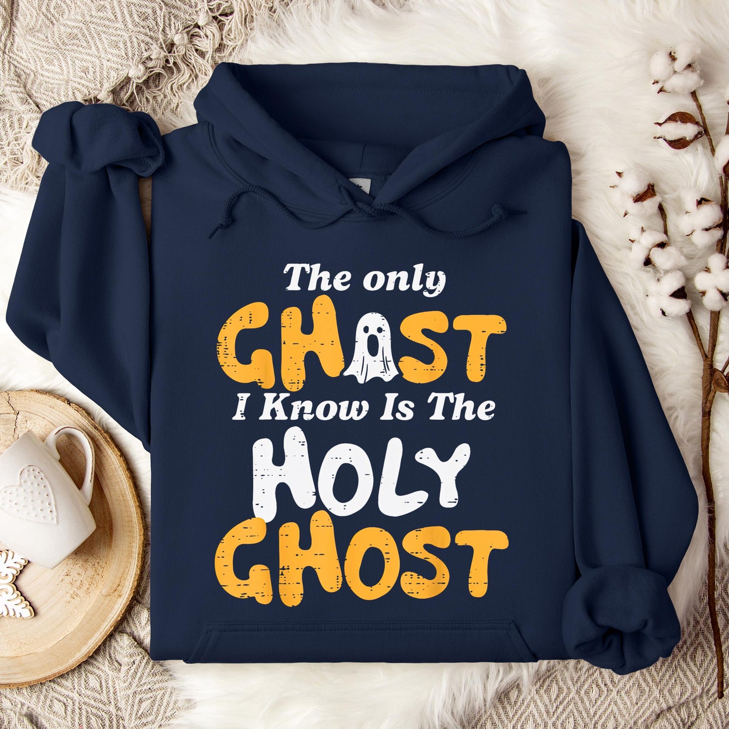 The Only Ghost I Know Is Holy Ghost 01 Hoodie