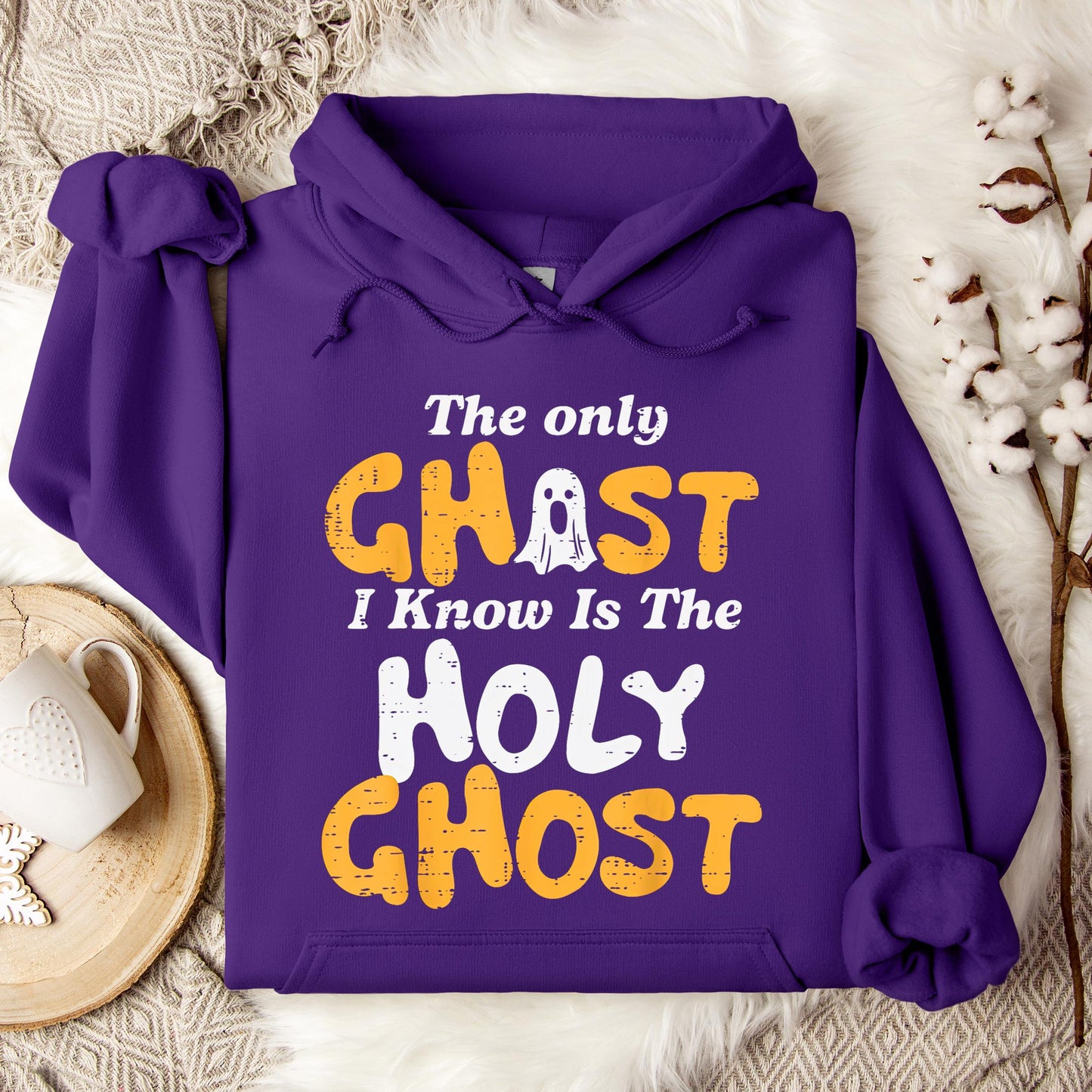 The Only Ghost I Know Is Holy Ghost 01 Hoodie