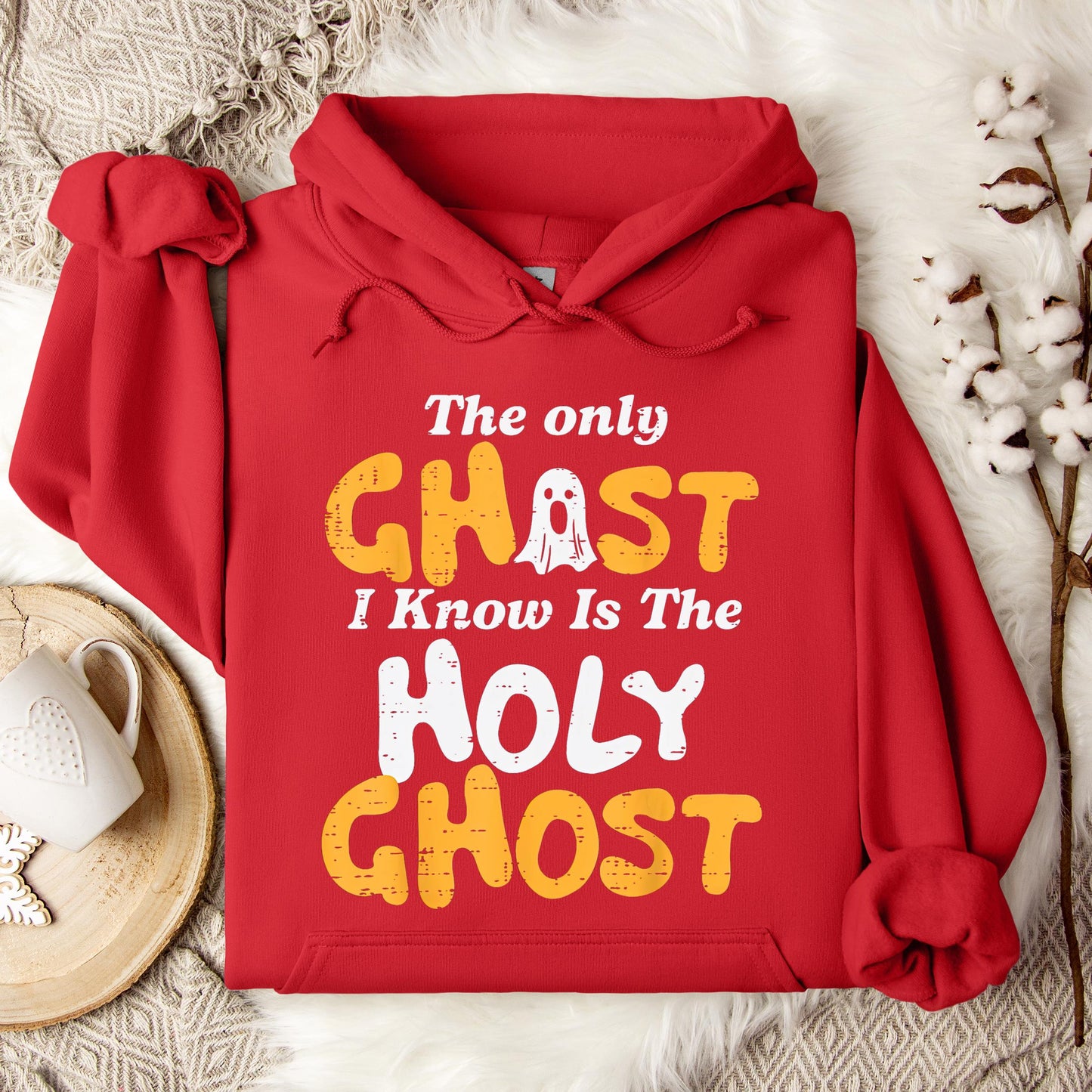 The Only Ghost I Know Is Holy Ghost 01 Hoodie