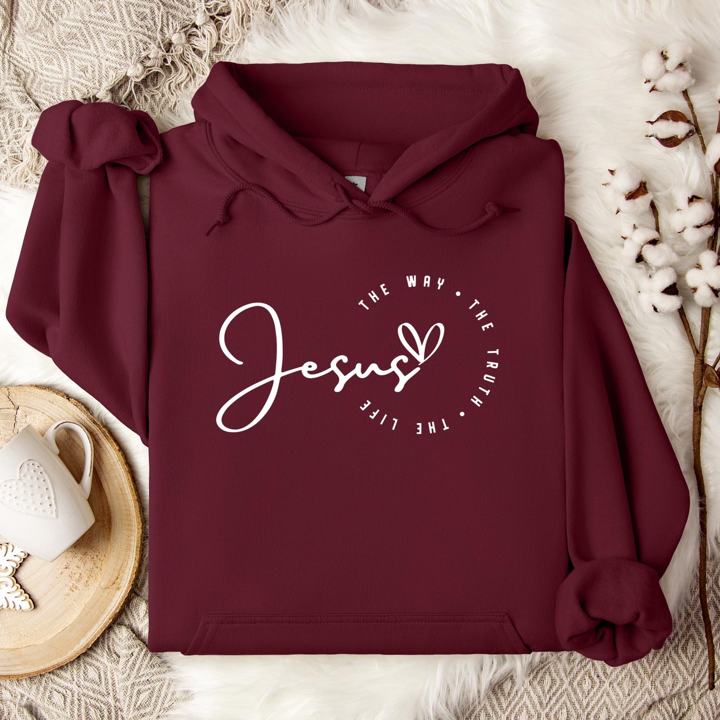 The Way The Truth The Life Jesus 01 Hoodie