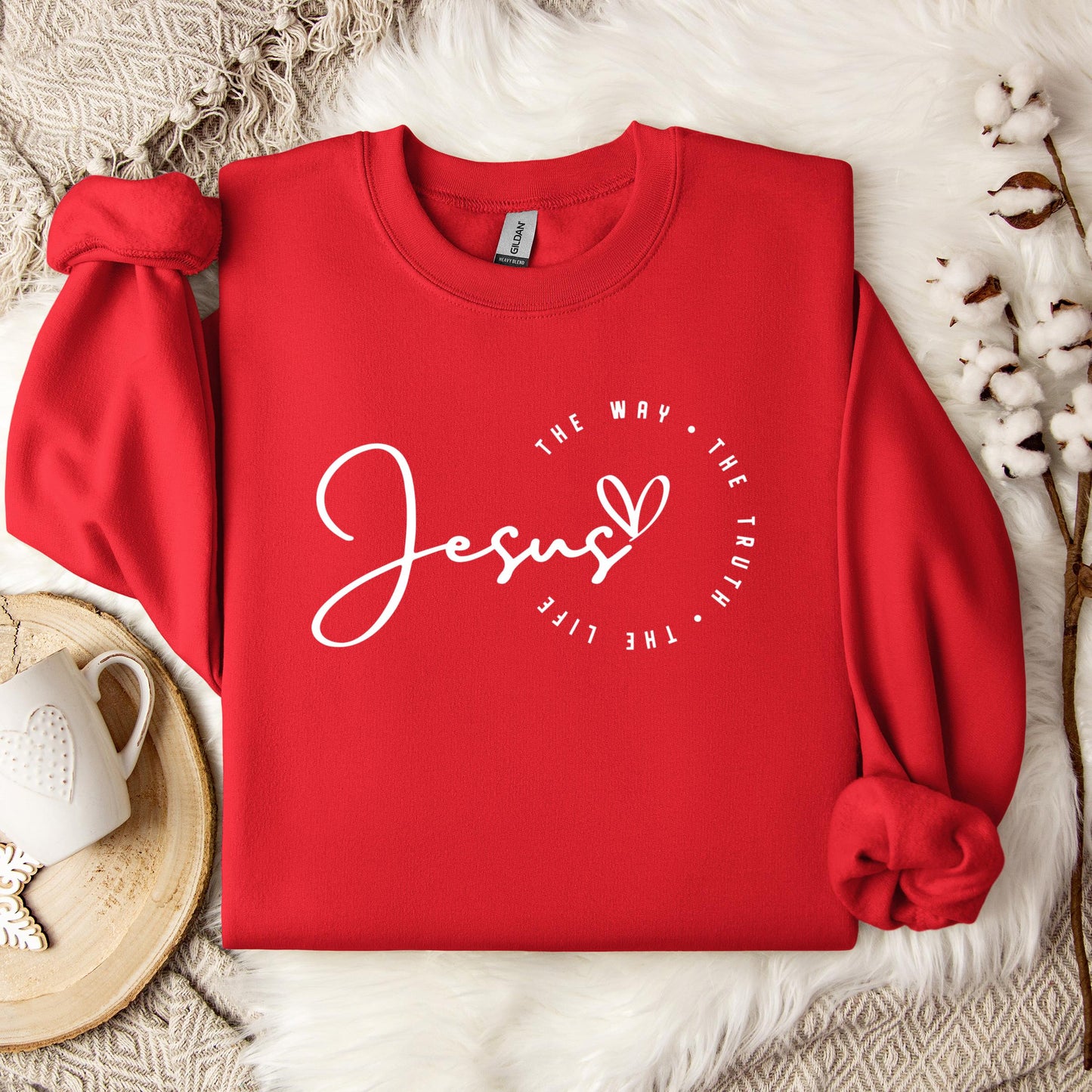 The Way The Truth The Life Jesus 01 Sweatshirt