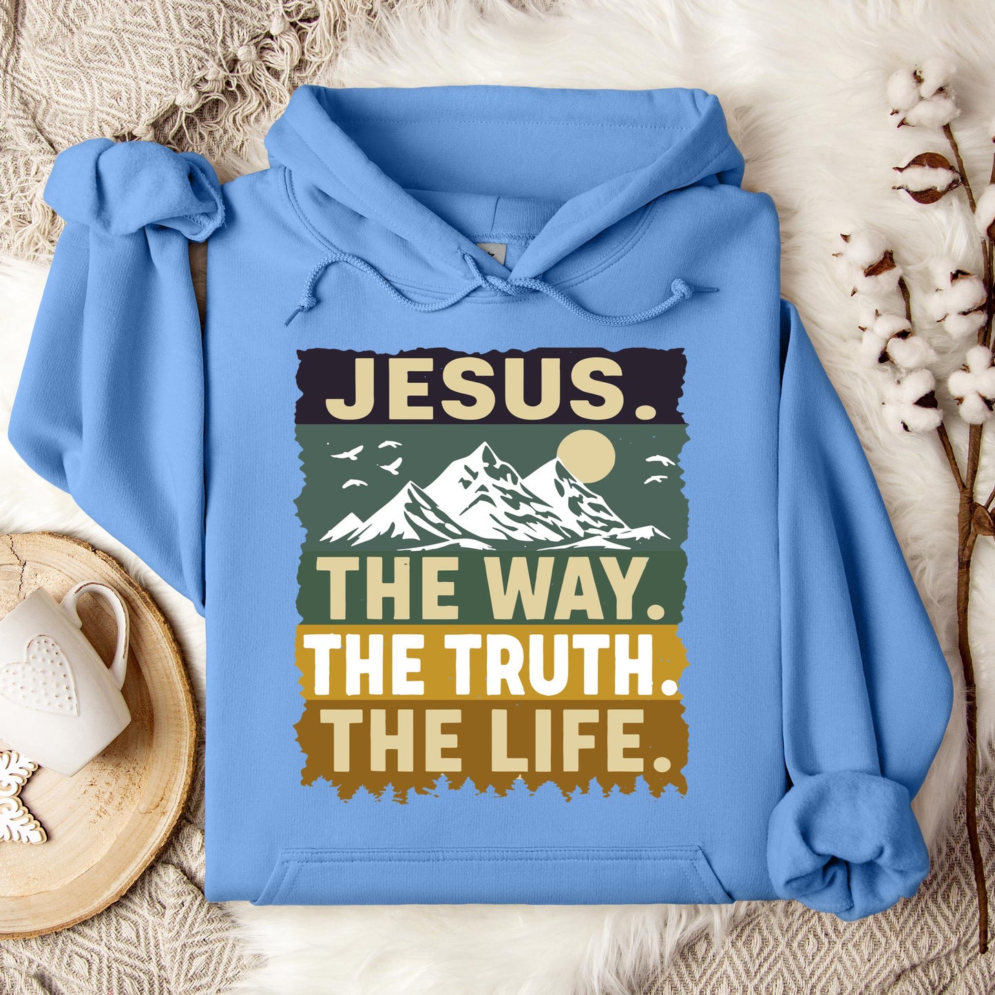 The Way The Truth The Life Jesus 02 Hoodie