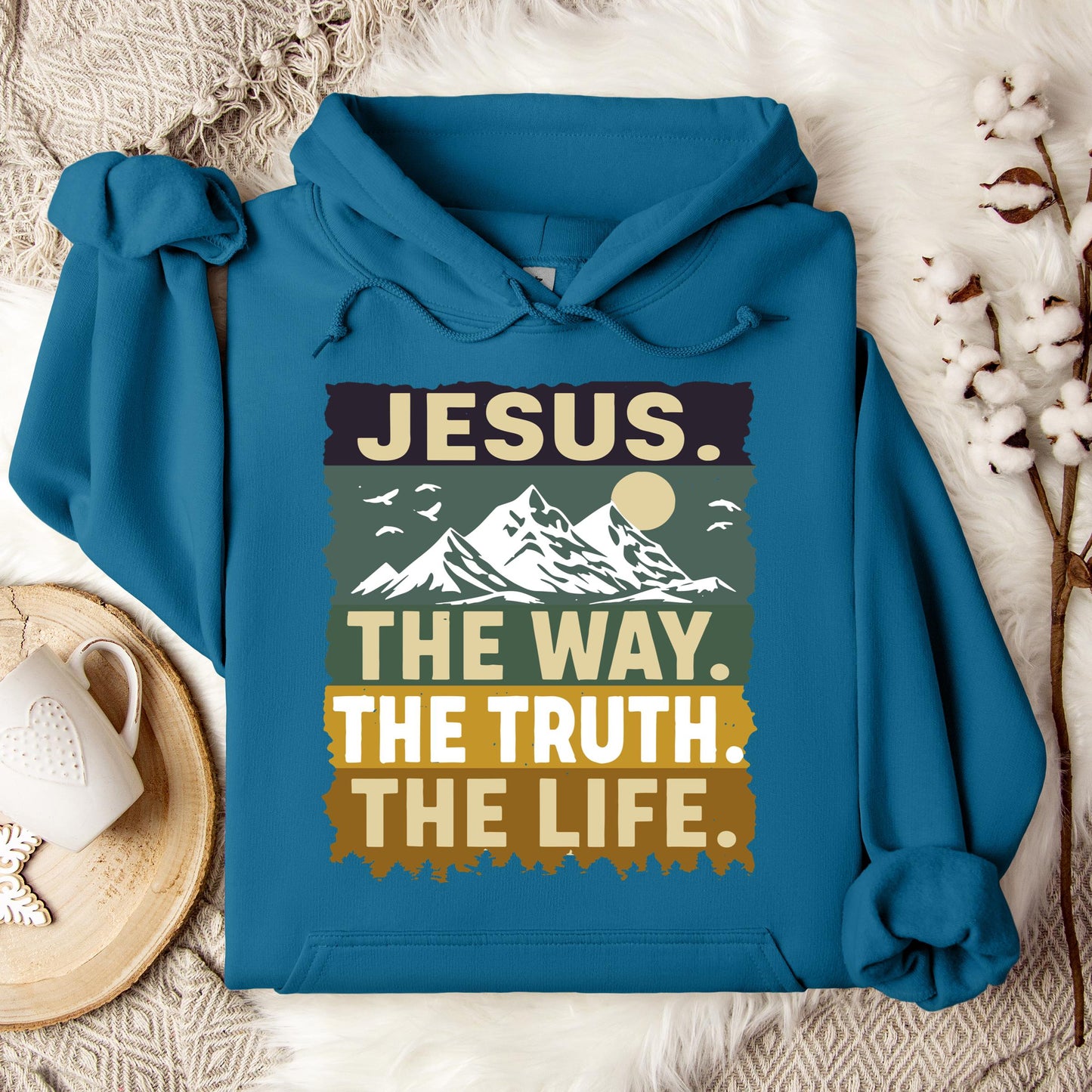 The Way The Truth The Life Jesus 02 Hoodie