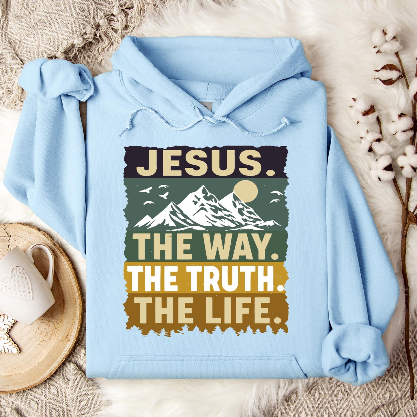The Way The Truth The Life Jesus 02 Hoodie
