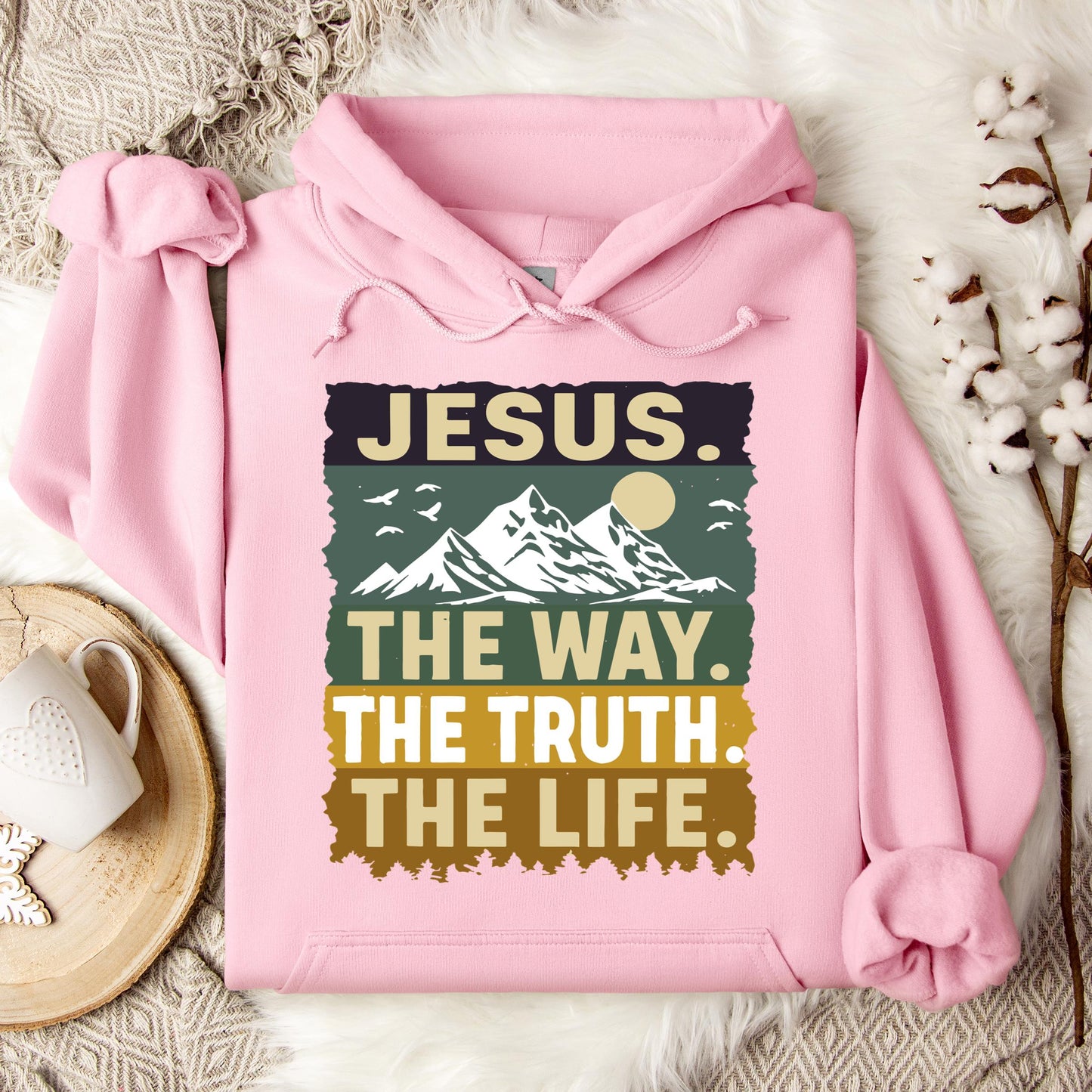 The Way The Truth The Life Jesus 02 Hoodie
