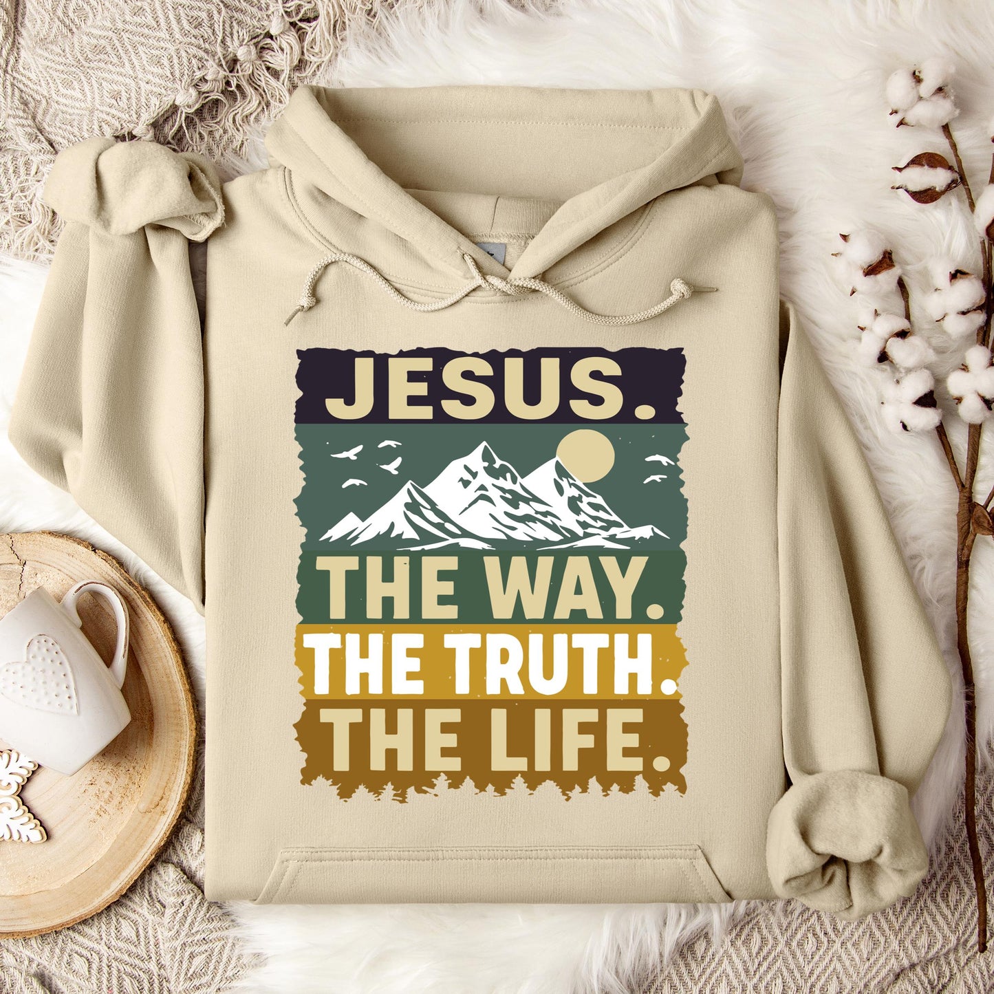 The Way The Truth The Life Jesus 02 Hoodie