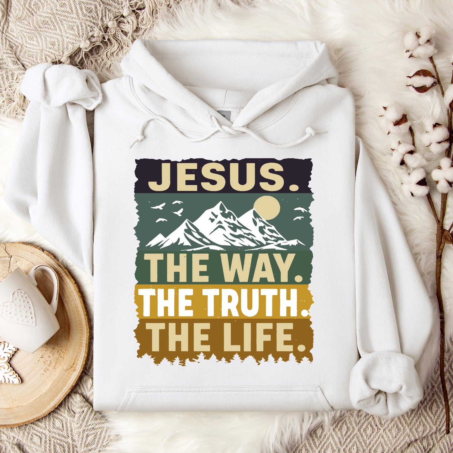 The Way The Truth The Life Jesus 02 Hoodie