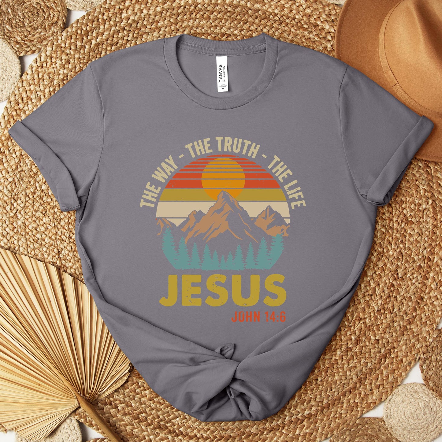 The Way The Truth The Life Jesus John 14.6 Premium T-shirt