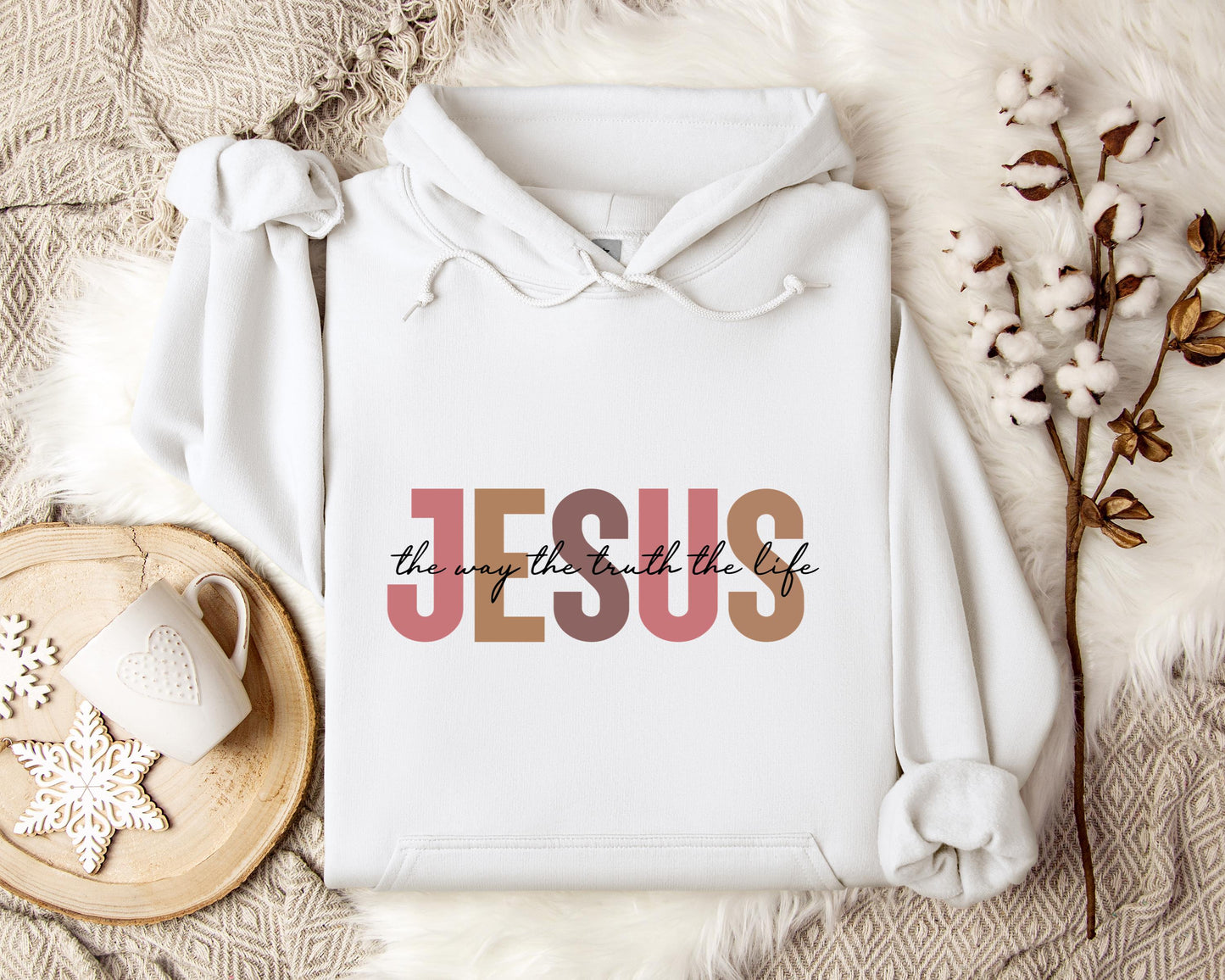 The Way The Truth The Life Jesus Hoodie