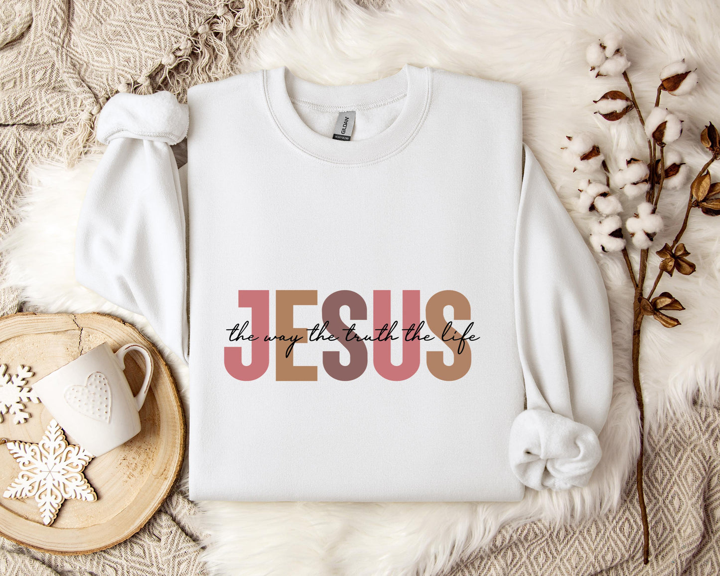 The Way The Truth The Life Jesus Sweatshirt