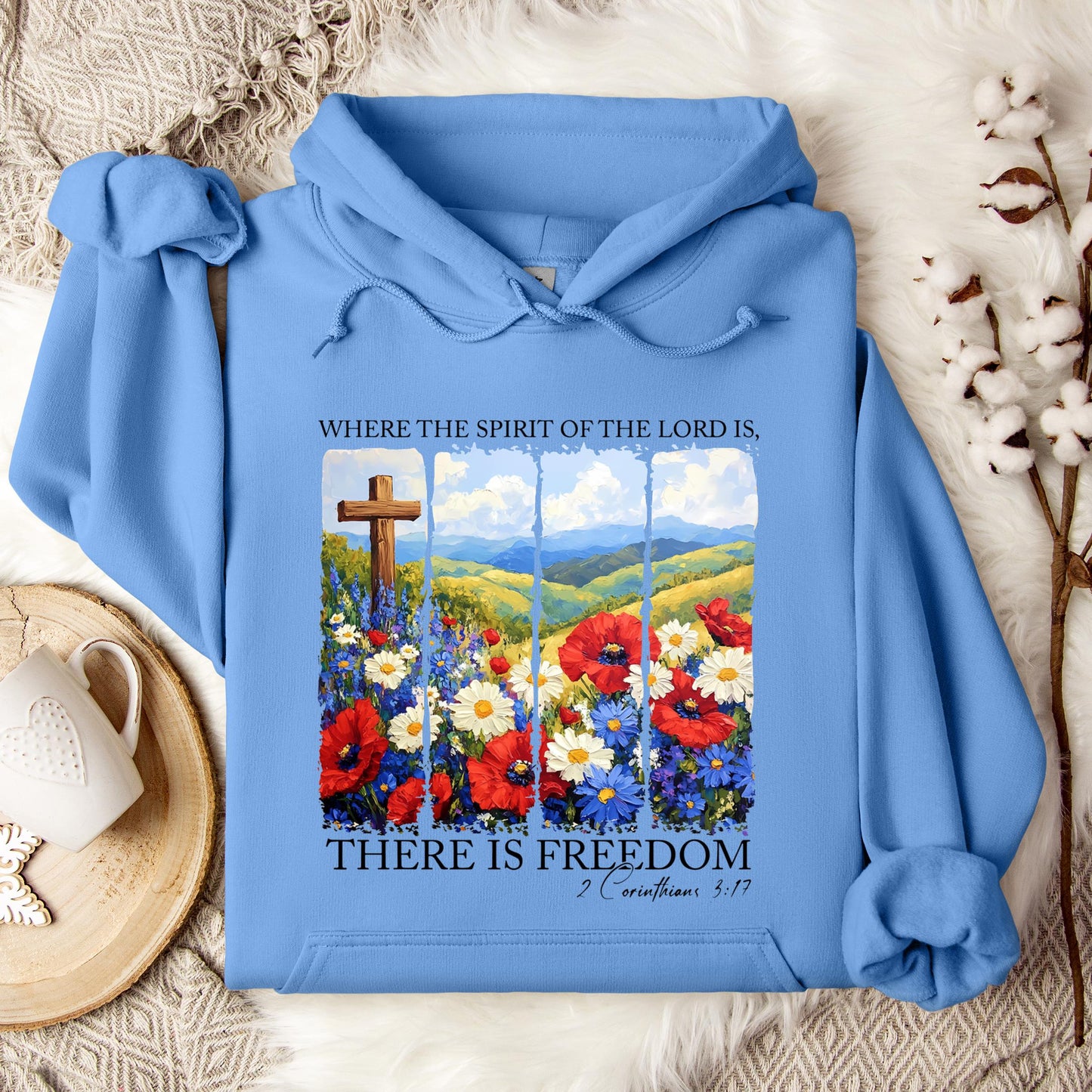 There Is Freedom 2 Corinthians 3.17 Hoodie