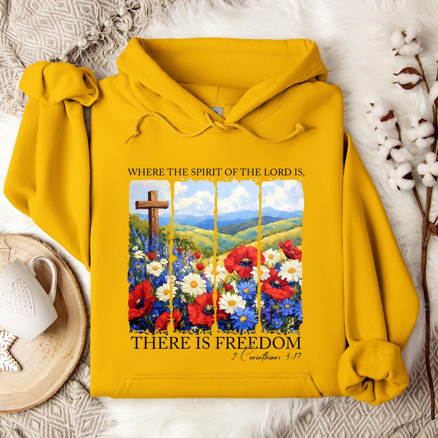 There Is Freedom 2 Corinthians 3.17 Hoodie