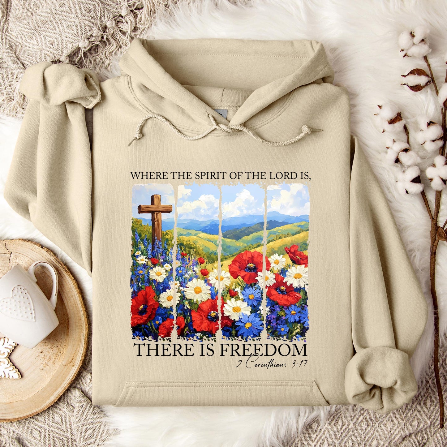 There Is Freedom 2 Corinthians 3.17 Hoodie