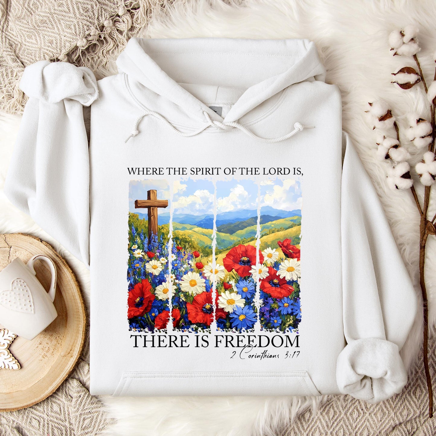 There Is Freedom 2 Corinthians 3.17 Hoodie