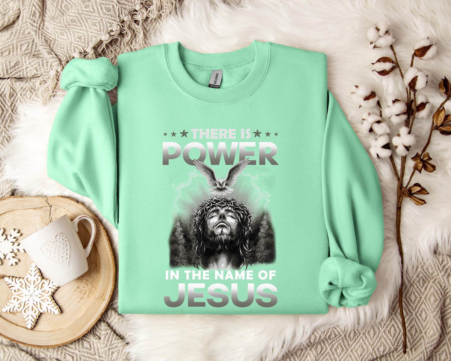There Is Power In The Name Of Jesus 2 Sweatshirt