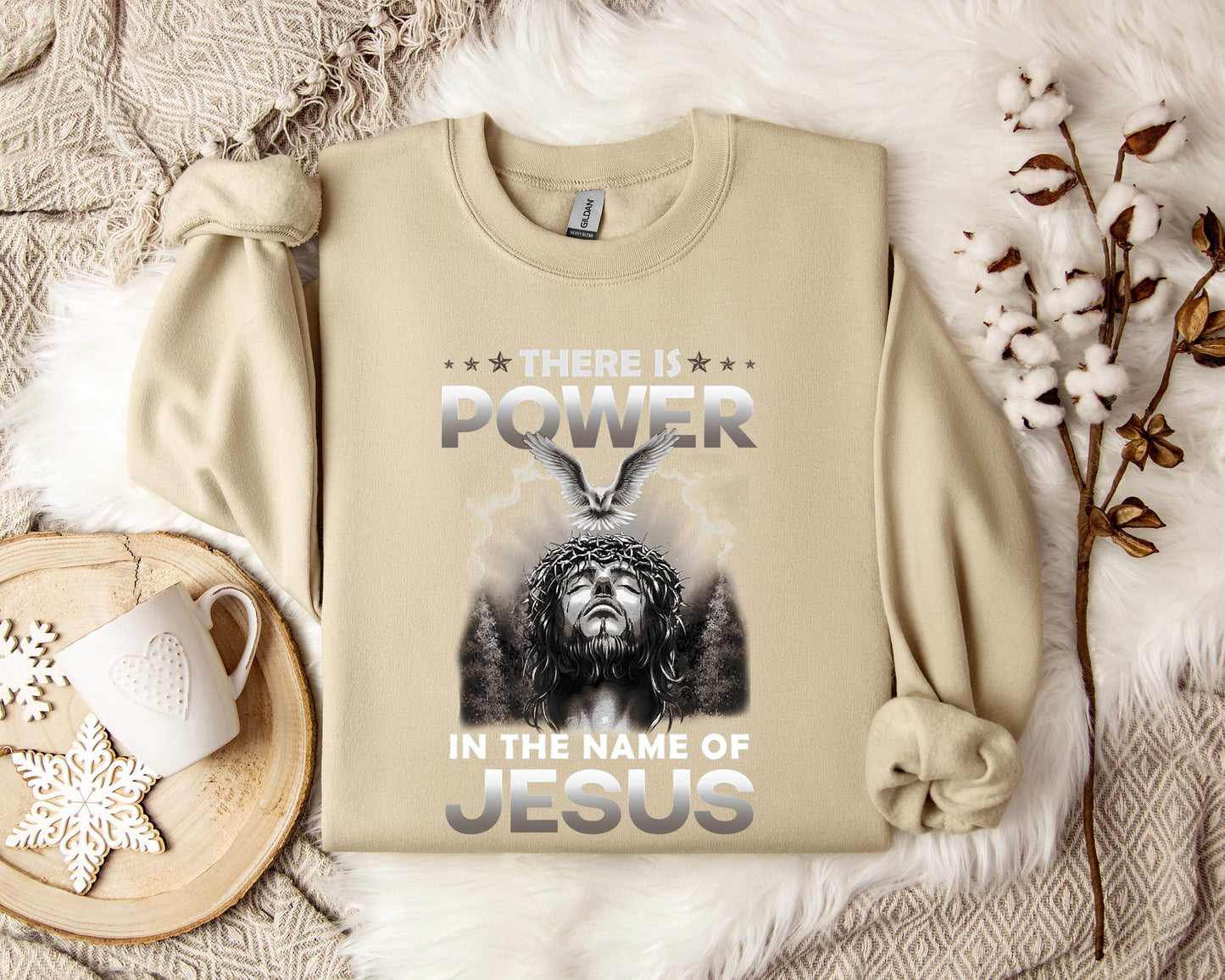 There Is Power In The Name Of Jesus 2 Sweatshirt