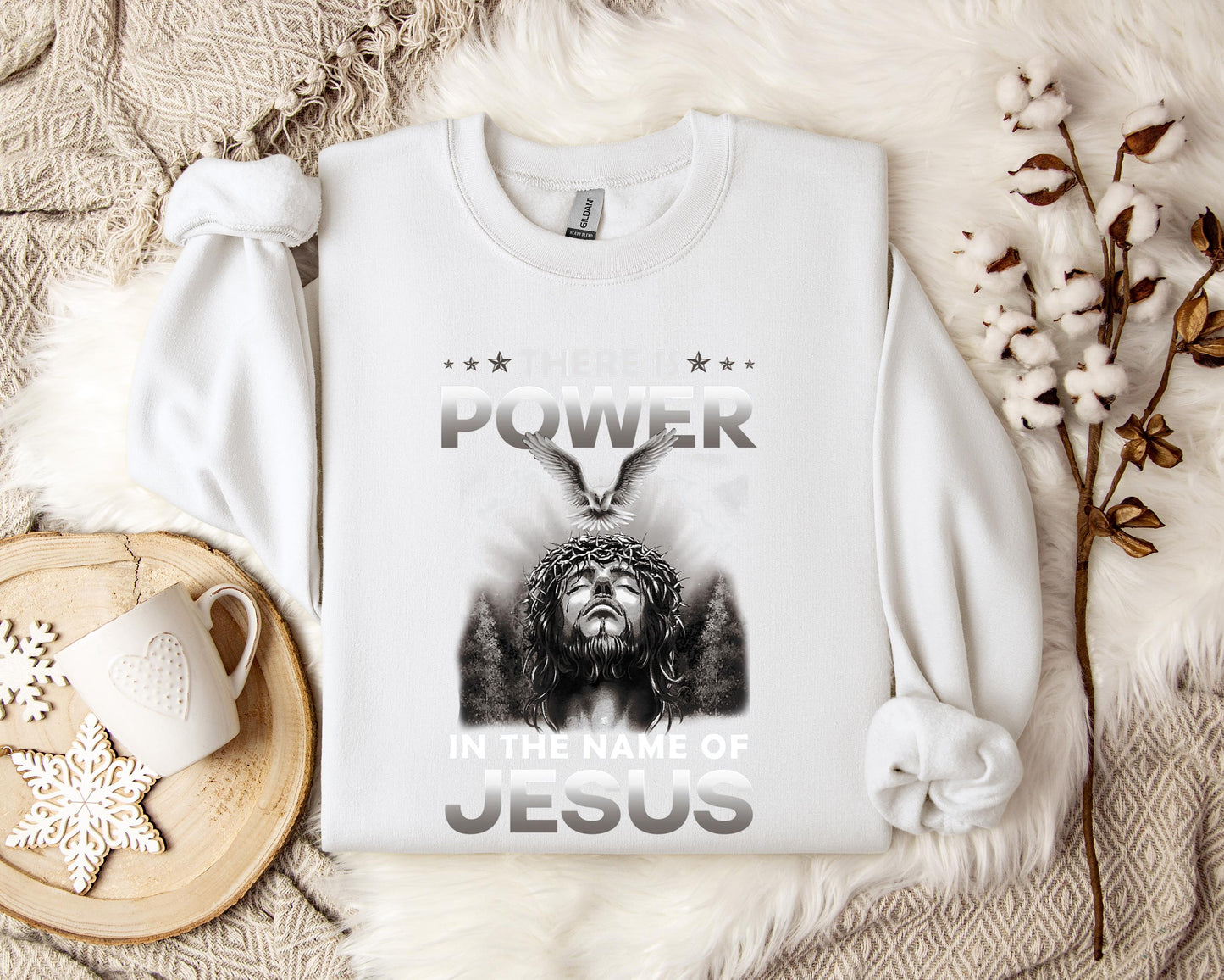 There Is Power In The Name Of Jesus 2 Sweatshirt