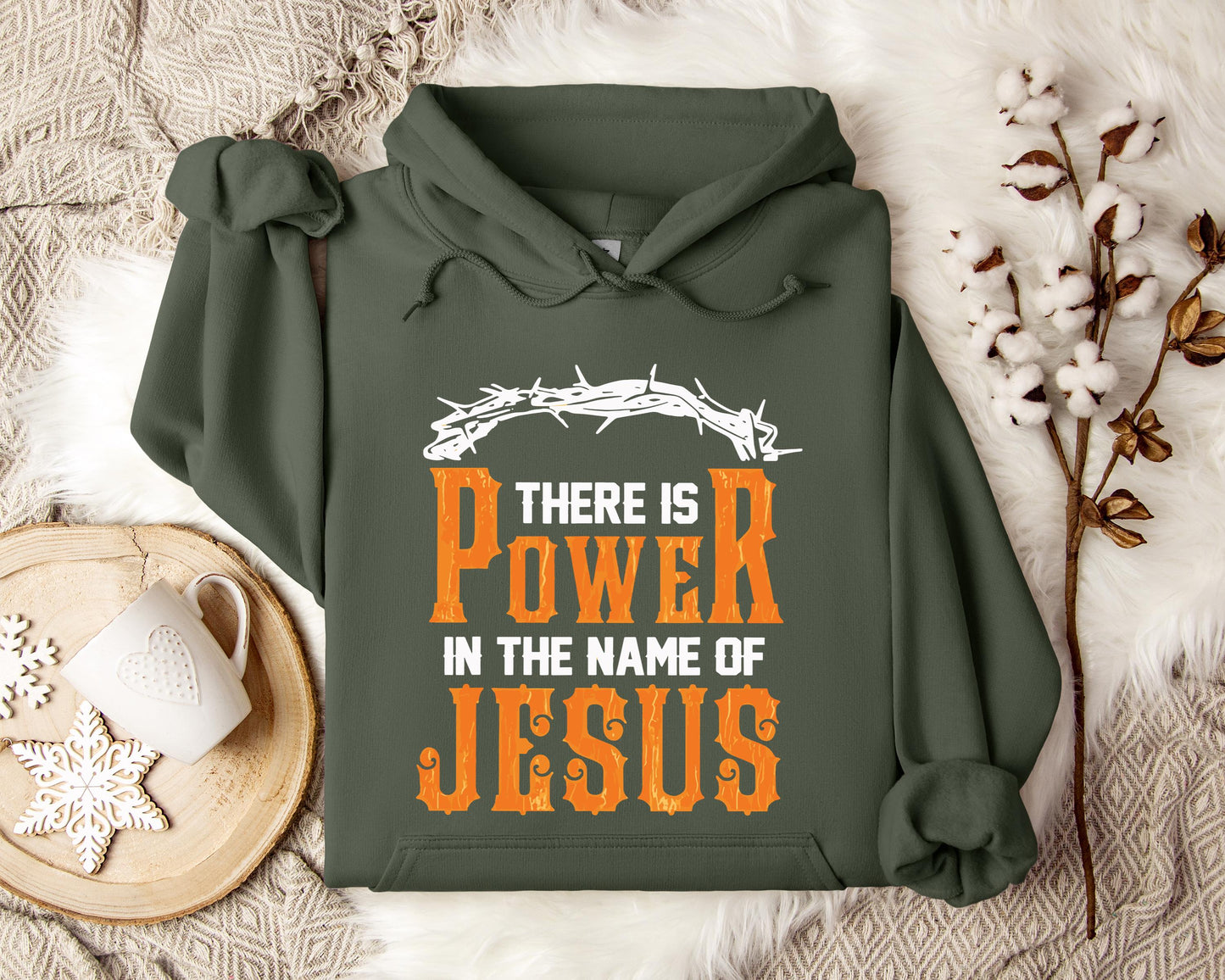 There Is Power In The Name Of Jesus Hoodie
