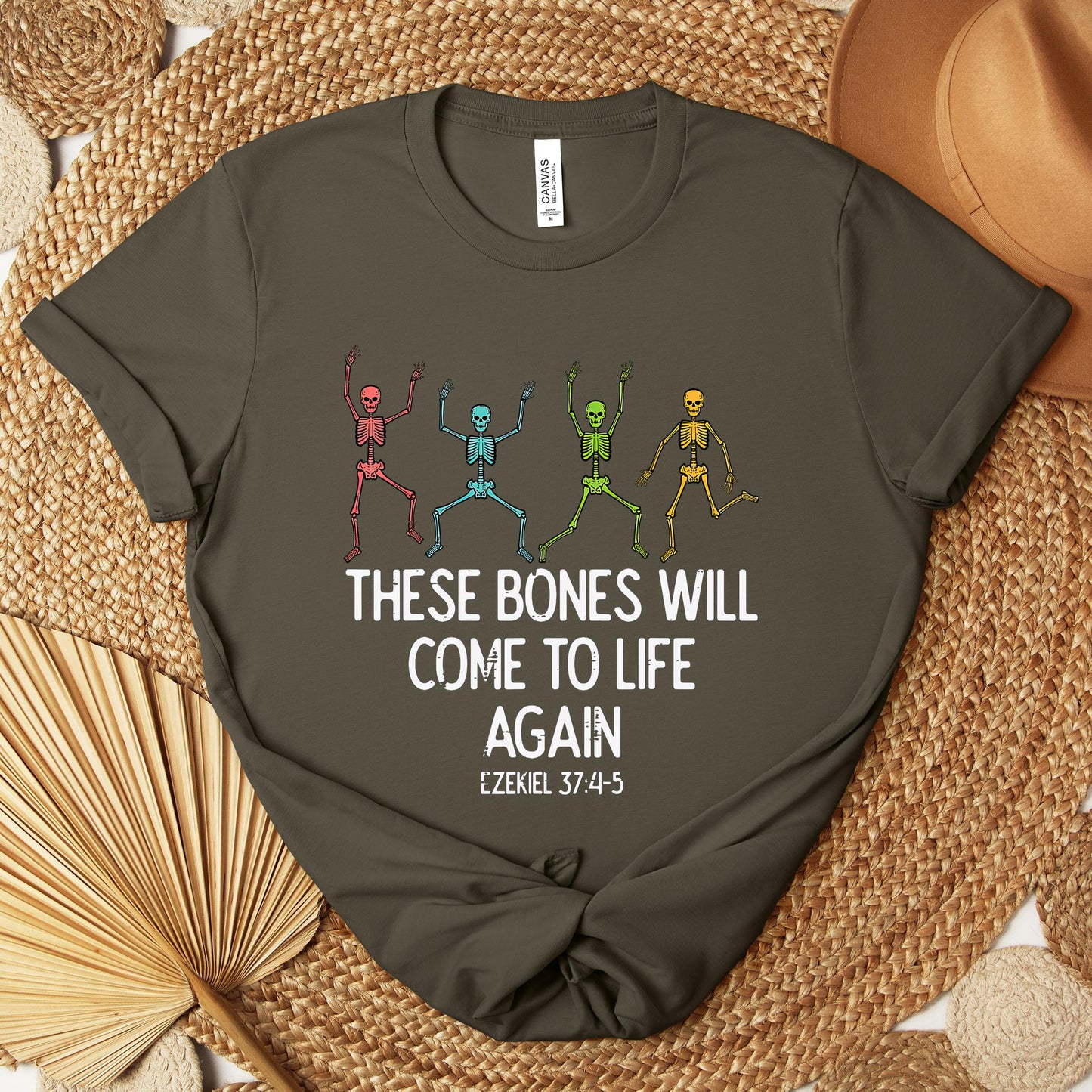 These Bones Will Come To Life Again Ezekiel 37.4-5 Premium T-shirt