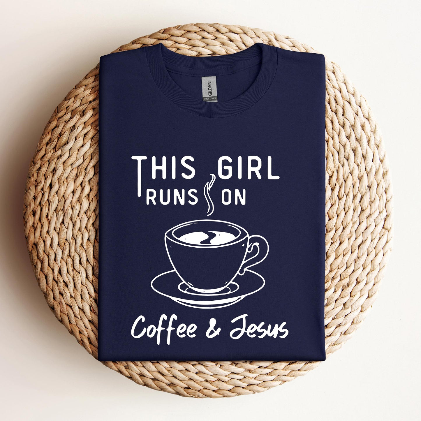 This Girl Runs On Coffee & Jesus