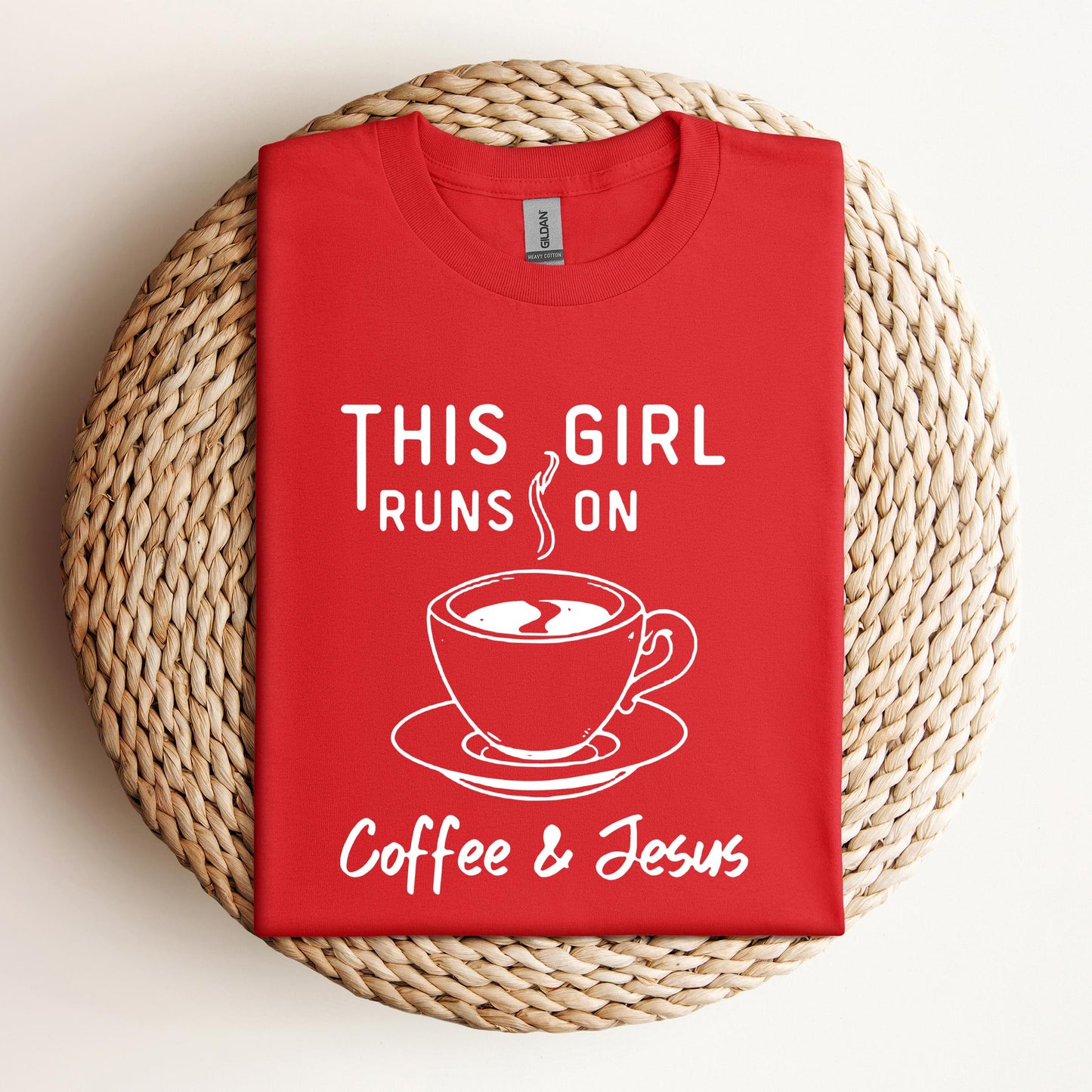 This Girl Runs On Coffee & Jesus