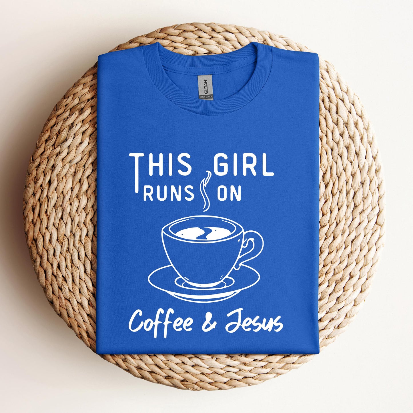 This Girl Runs On Coffee & Jesus