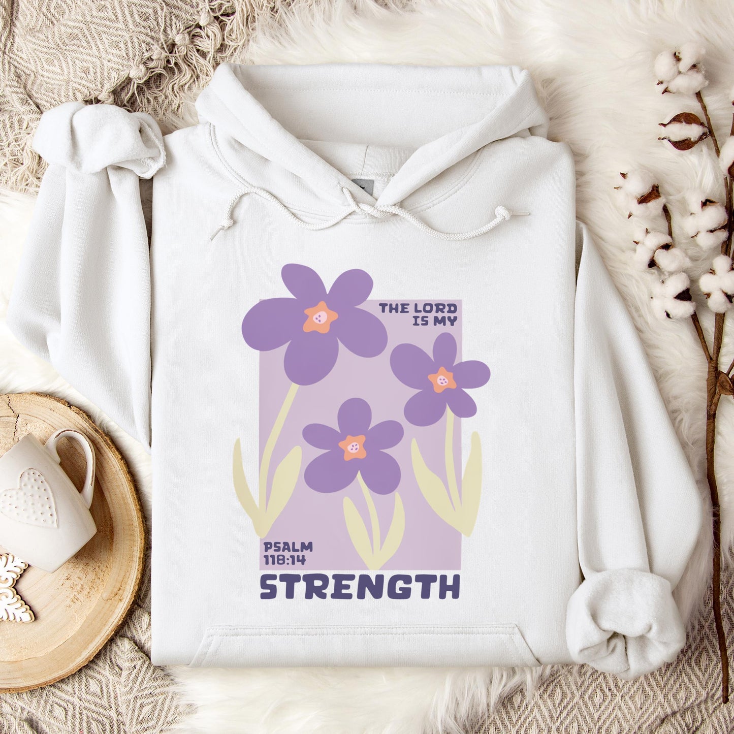 This Lord Is My Strength Psalm 118.14 Hoodie