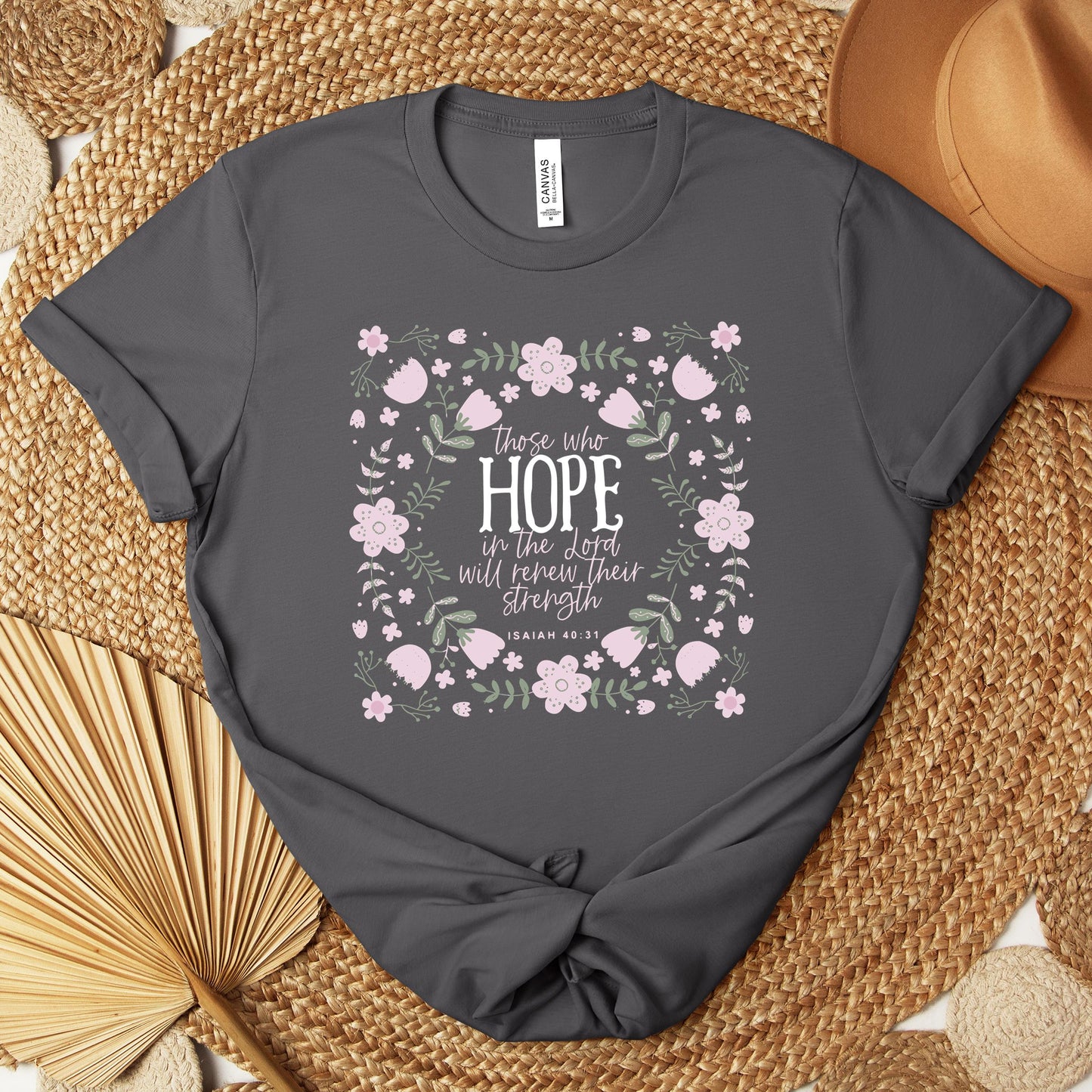 Those Who Hope In The Lord Will Renew Their Strength Isaiah 40.31 Premium T-shirt