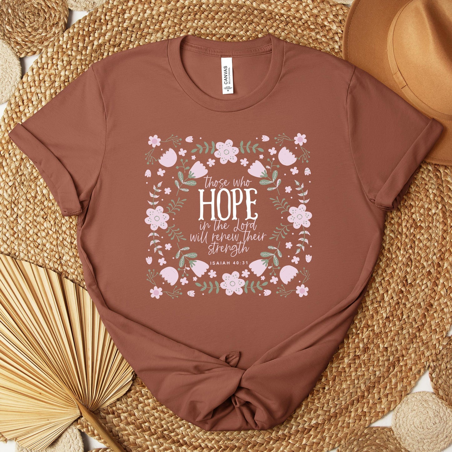 Those Who Hope In The Lord Will Renew Their Strength Isaiah 40.31 Premium T-shirt