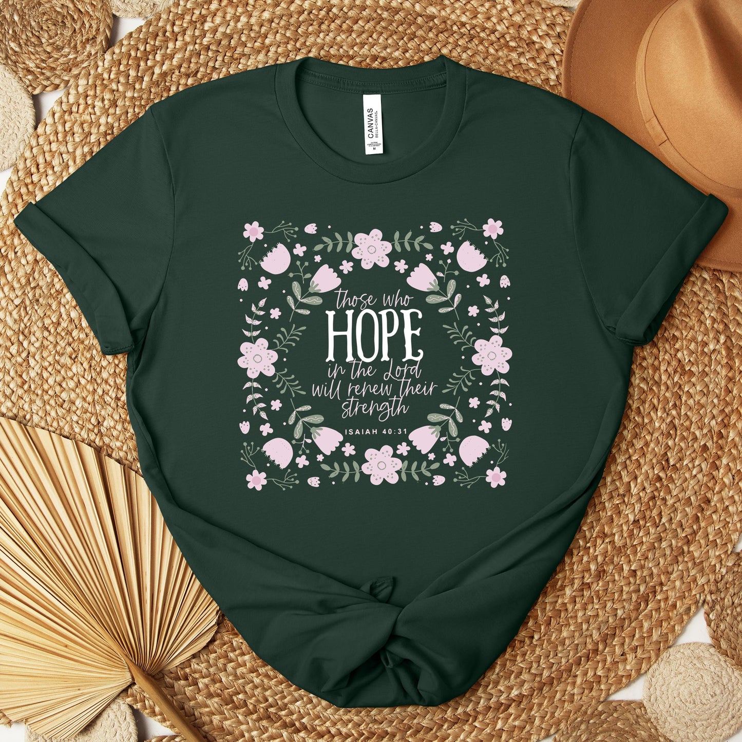 Those Who Hope In The Lord Will Renew Their Strength Isaiah 40.31 Premium T-shirt