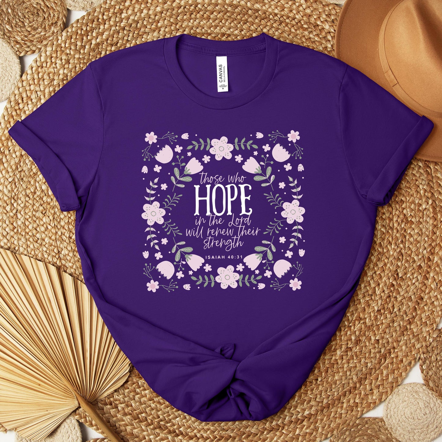 Those Who Hope In The Lord Will Renew Their Strength Isaiah 40.31 Premium T-shirt