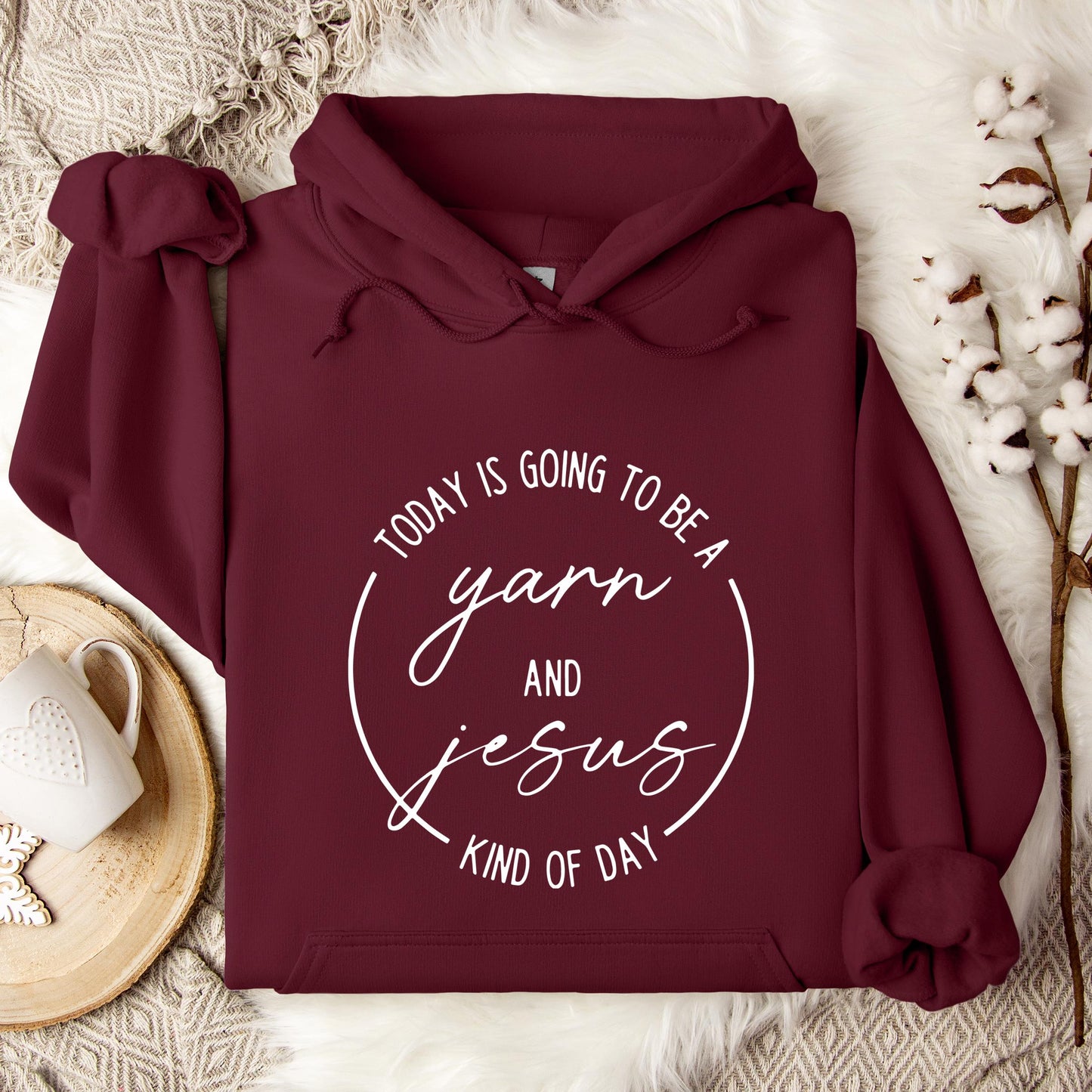 Toady Is Going To Be Kind Of Day Yarn And Jesus Hoodie