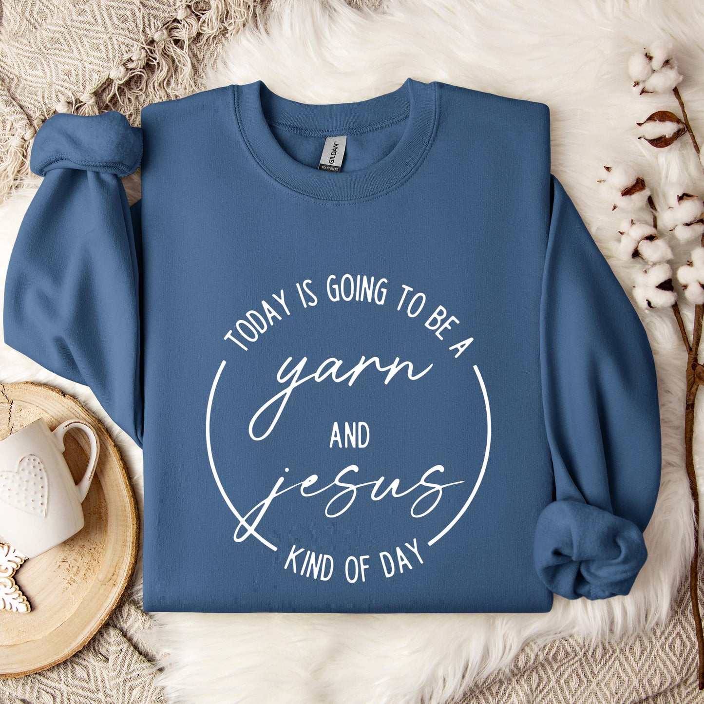 Toady Is Going To Be Kind Of Day Yarn And Jesus Sweatshirt
