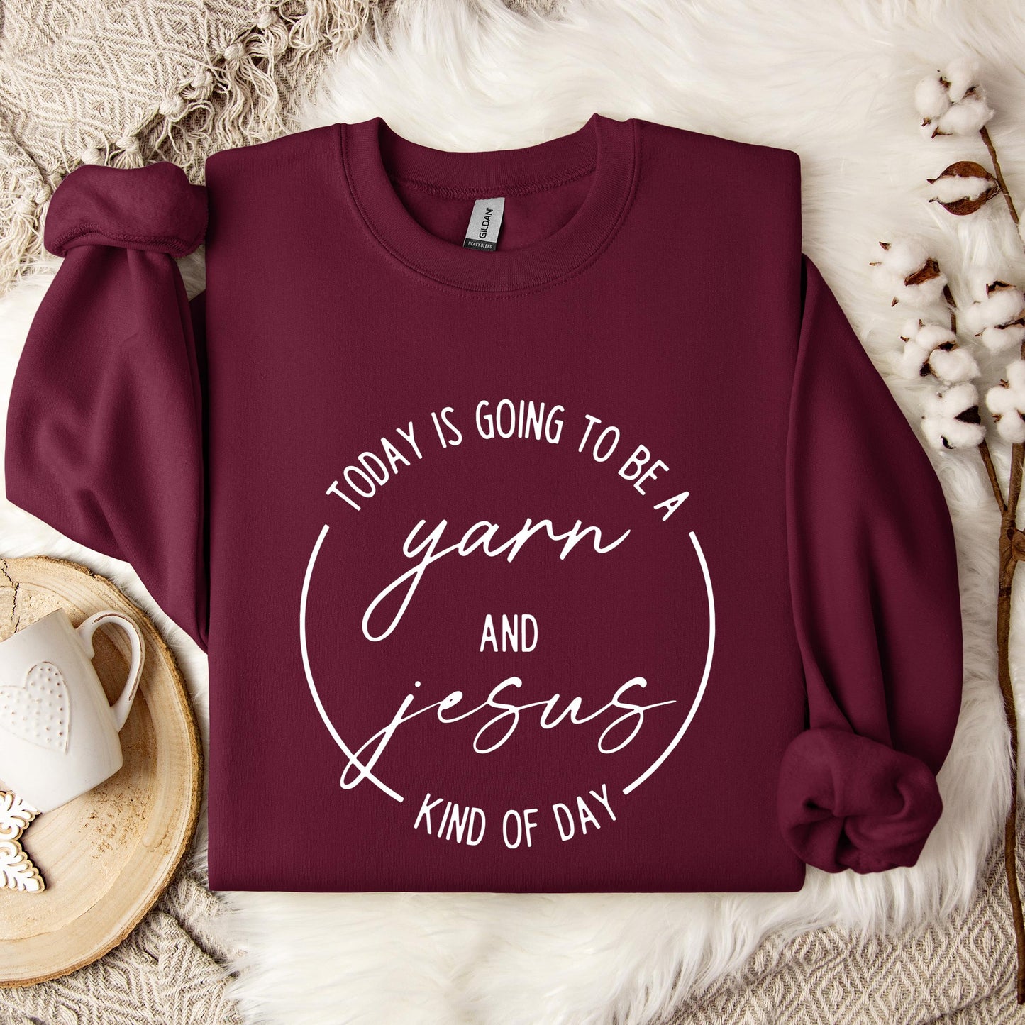 Toady Is Going To Be Kind Of Day Yarn And Jesus Sweatshirt