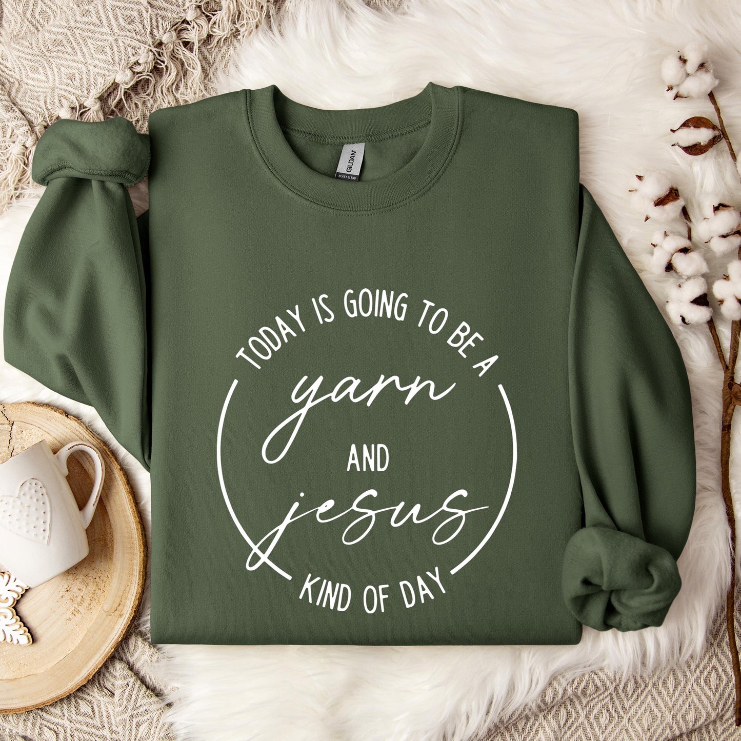 Toady Is Going To Be Kind Of Day Yarn And Jesus Sweatshirt