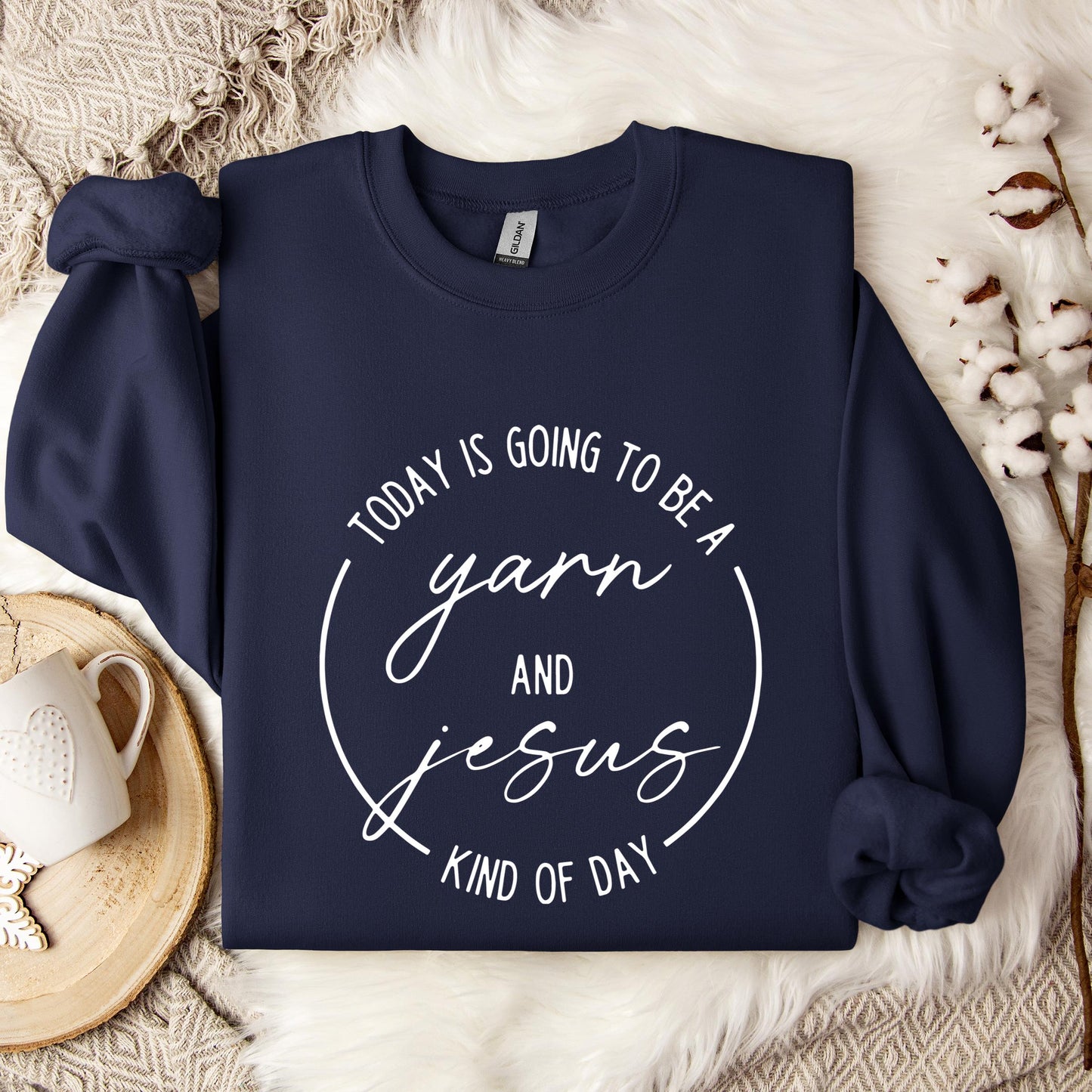 Toady Is Going To Be Kind Of Day Yarn And Jesus Sweatshirt
