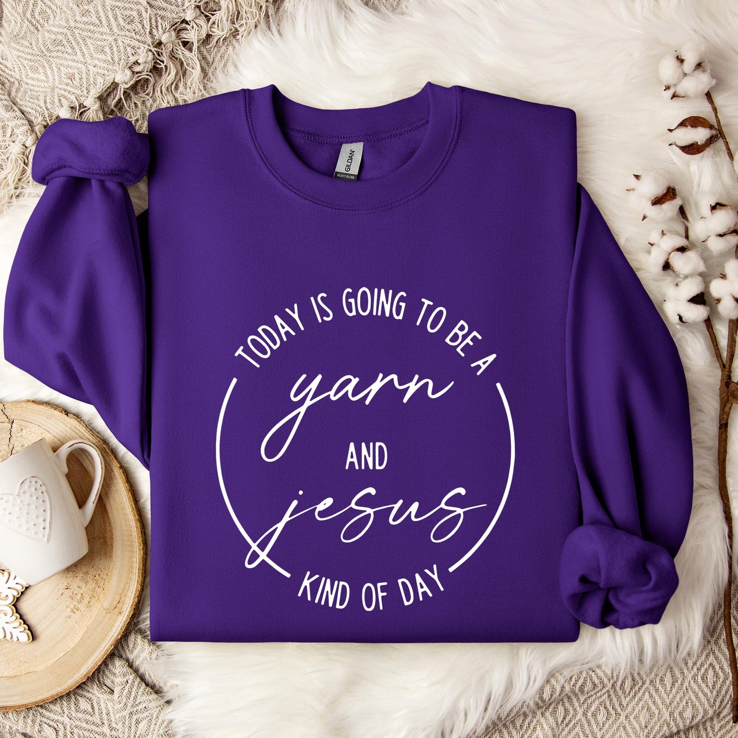Toady Is Going To Be Kind Of Day Yarn And Jesus Sweatshirt