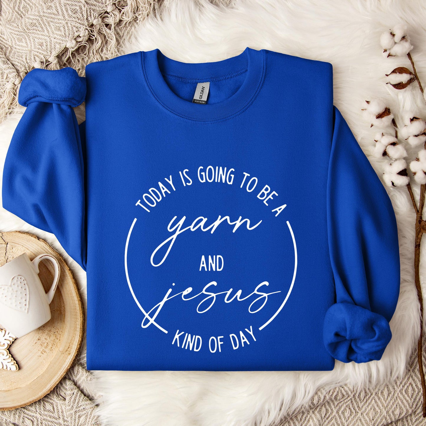Toady Is Going To Be Kind Of Day Yarn And Jesus Sweatshirt