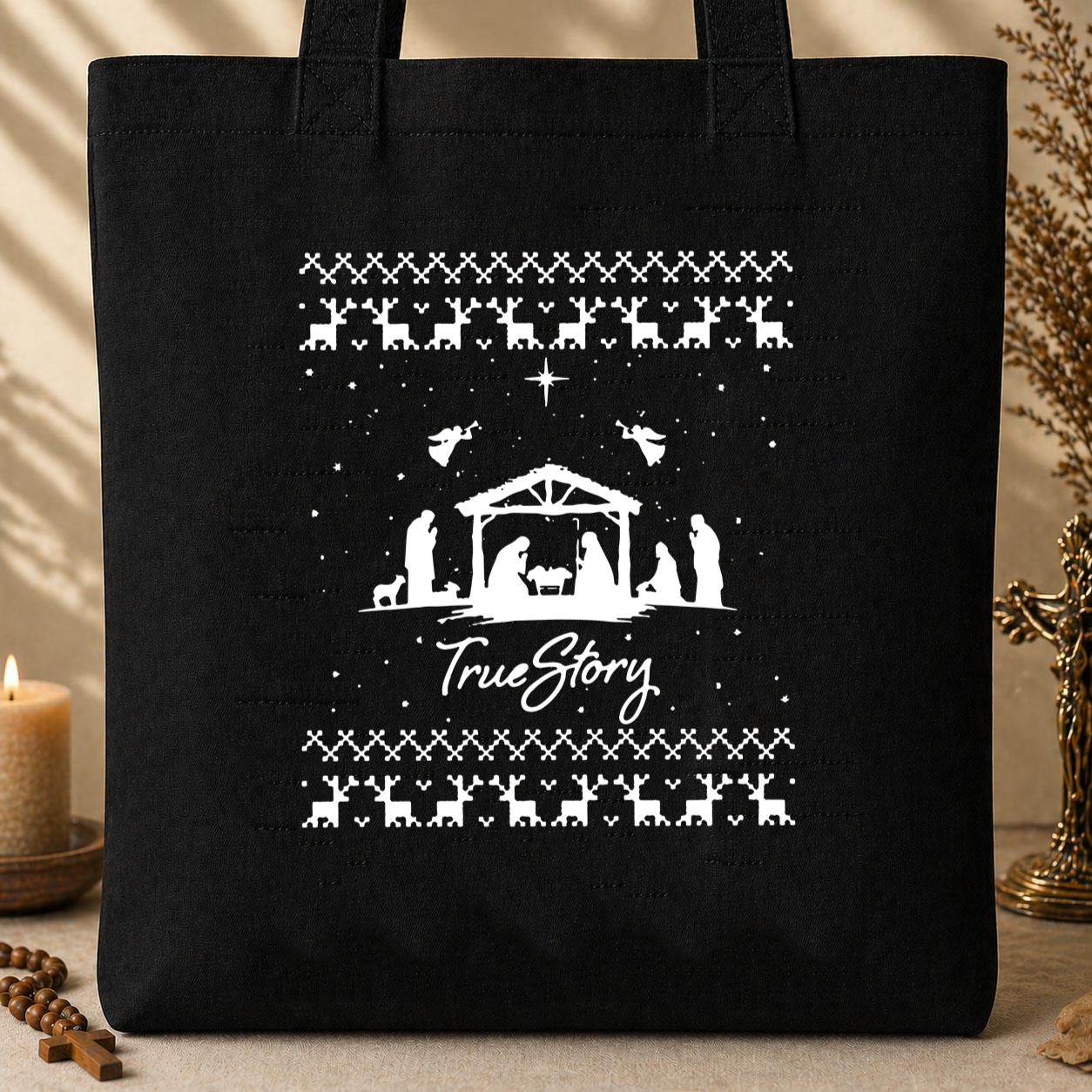 True Story Nativity 03 Tote Bag