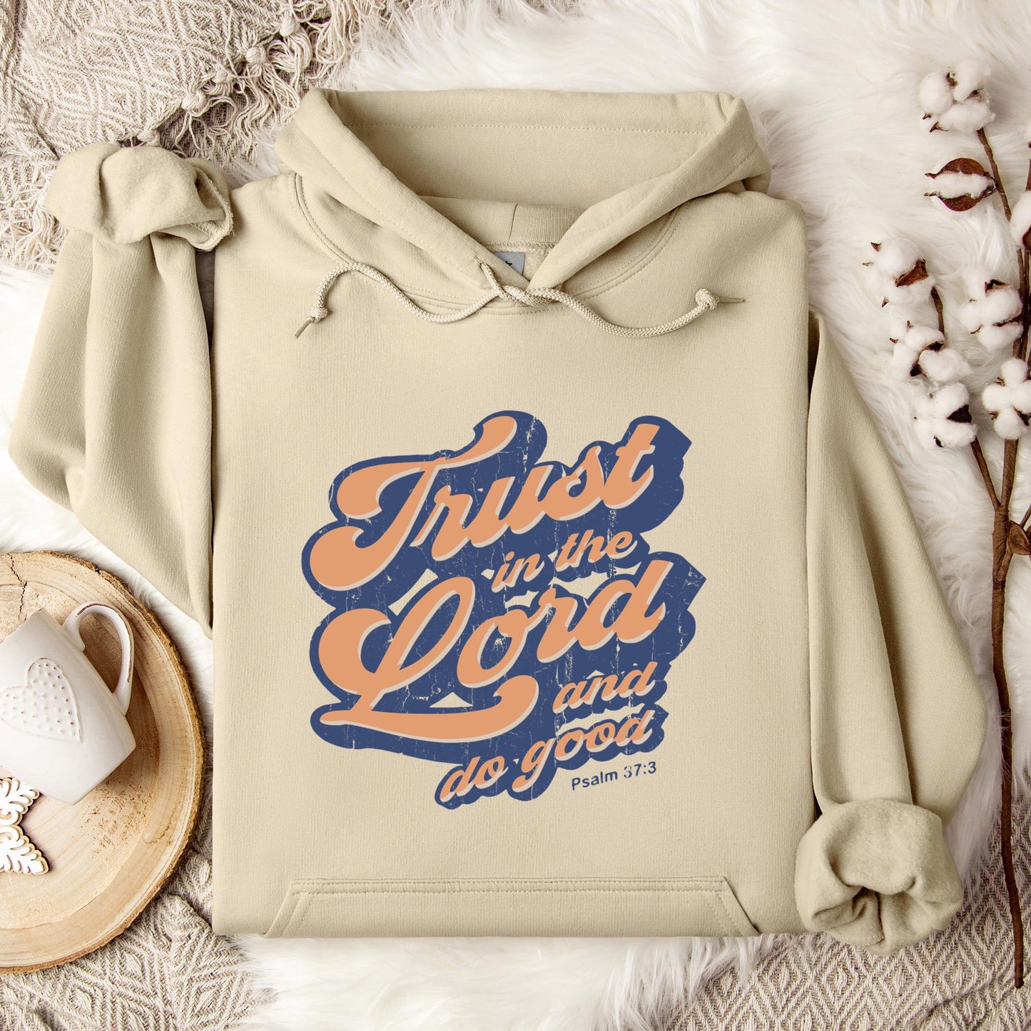 Trust In The Lord And Do Good Psalm 37.3 Hoodie