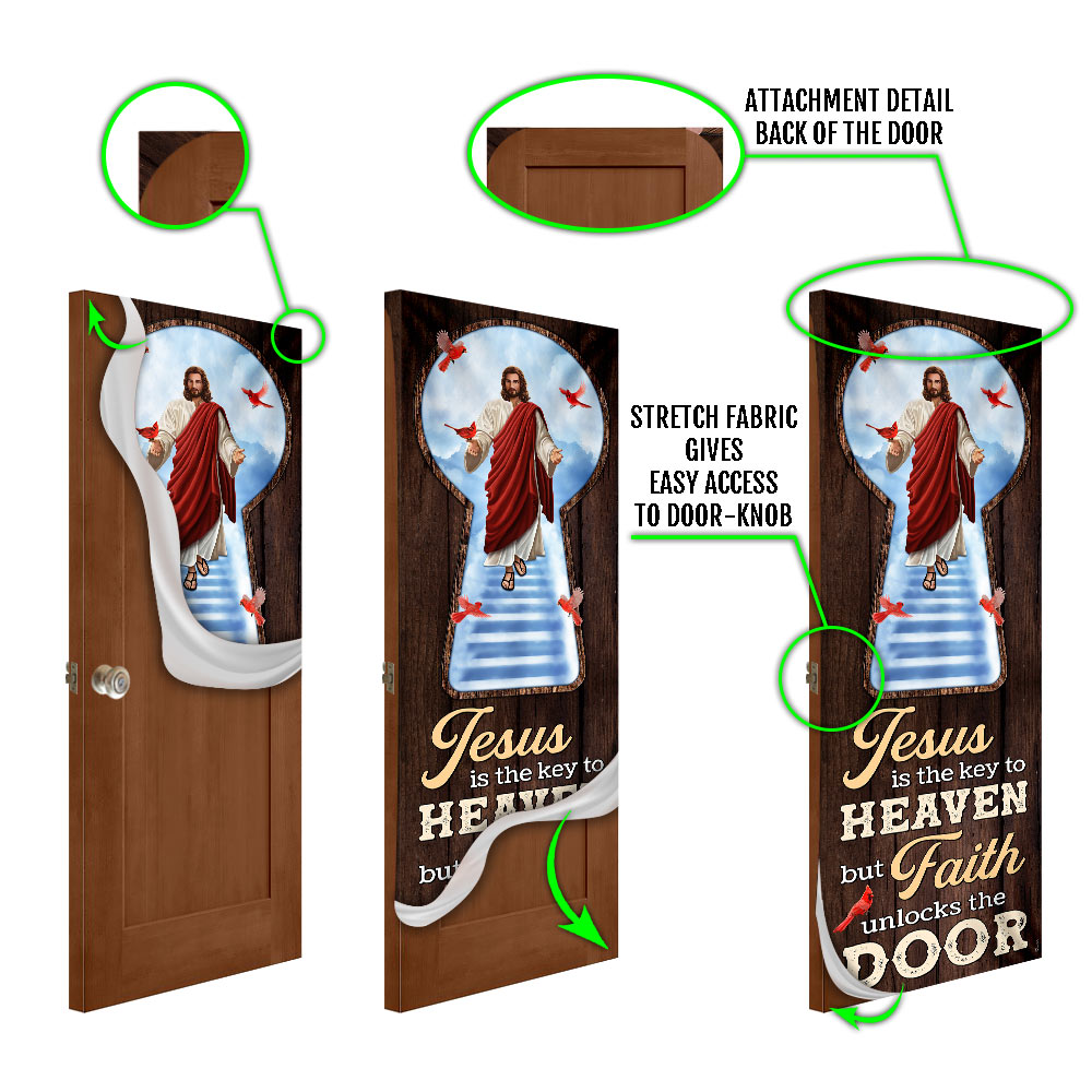 Jesus Is The Key To Heaven Door Cover