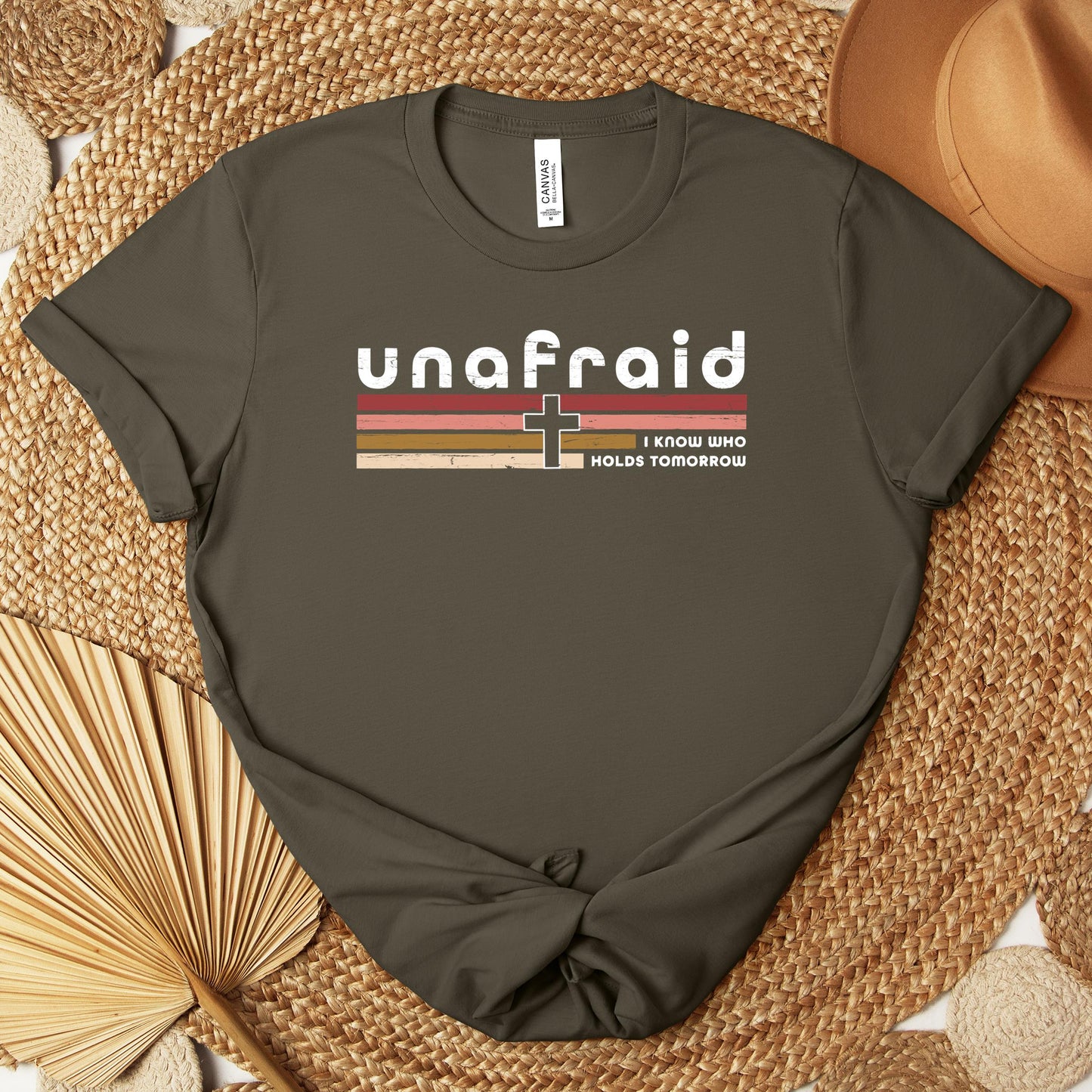 Unafraid I Know Who Holds Tomorrow Premium T-shirt