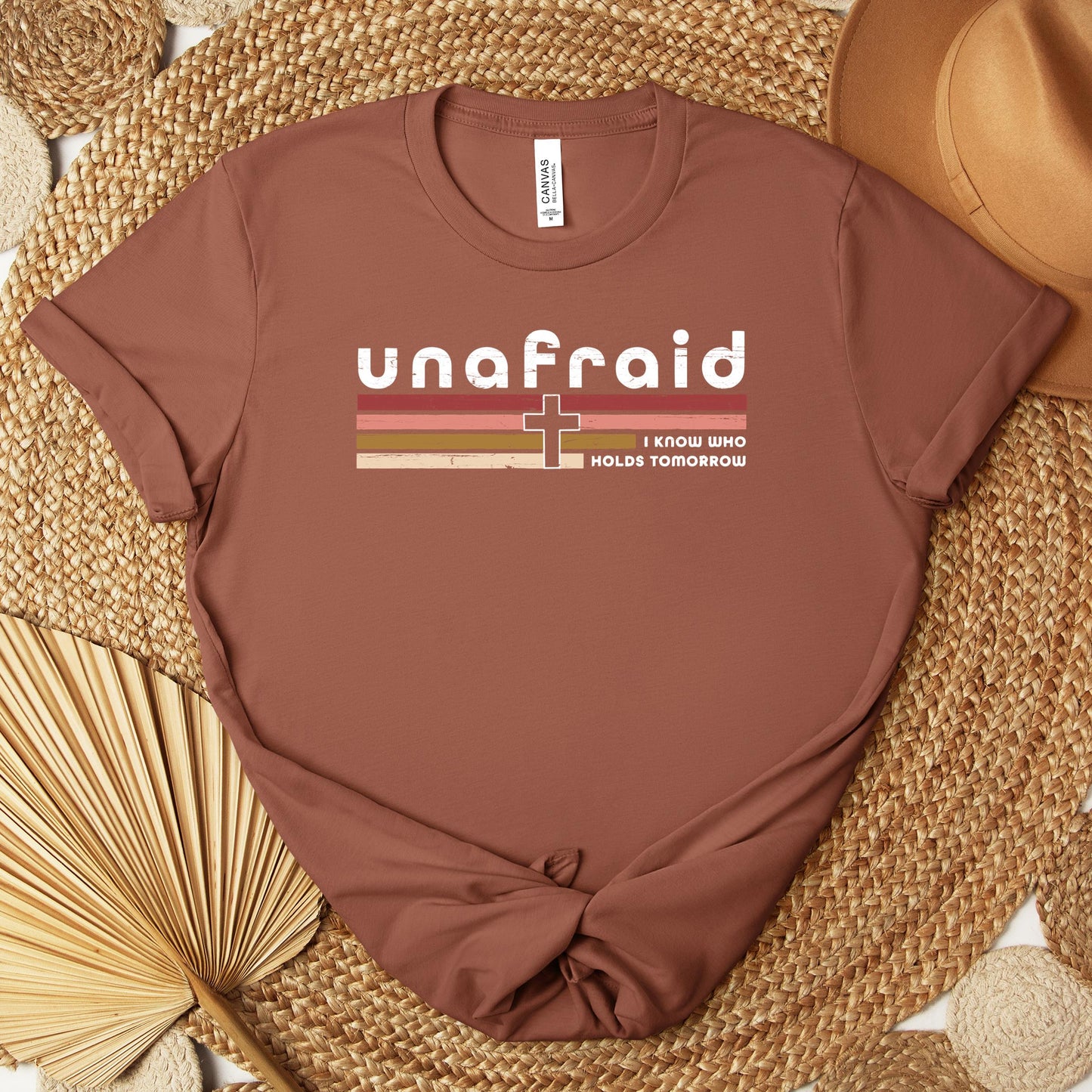 Unafraid I Know Who Holds Tomorrow Premium T-shirt