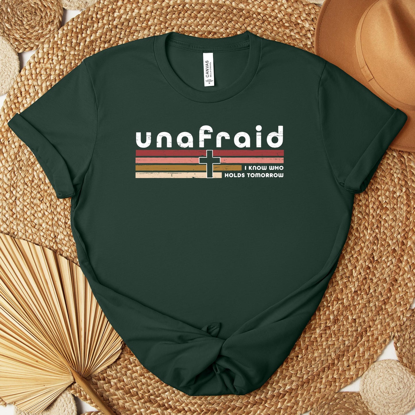 Unafraid I Know Who Holds Tomorrow Premium T-shirt