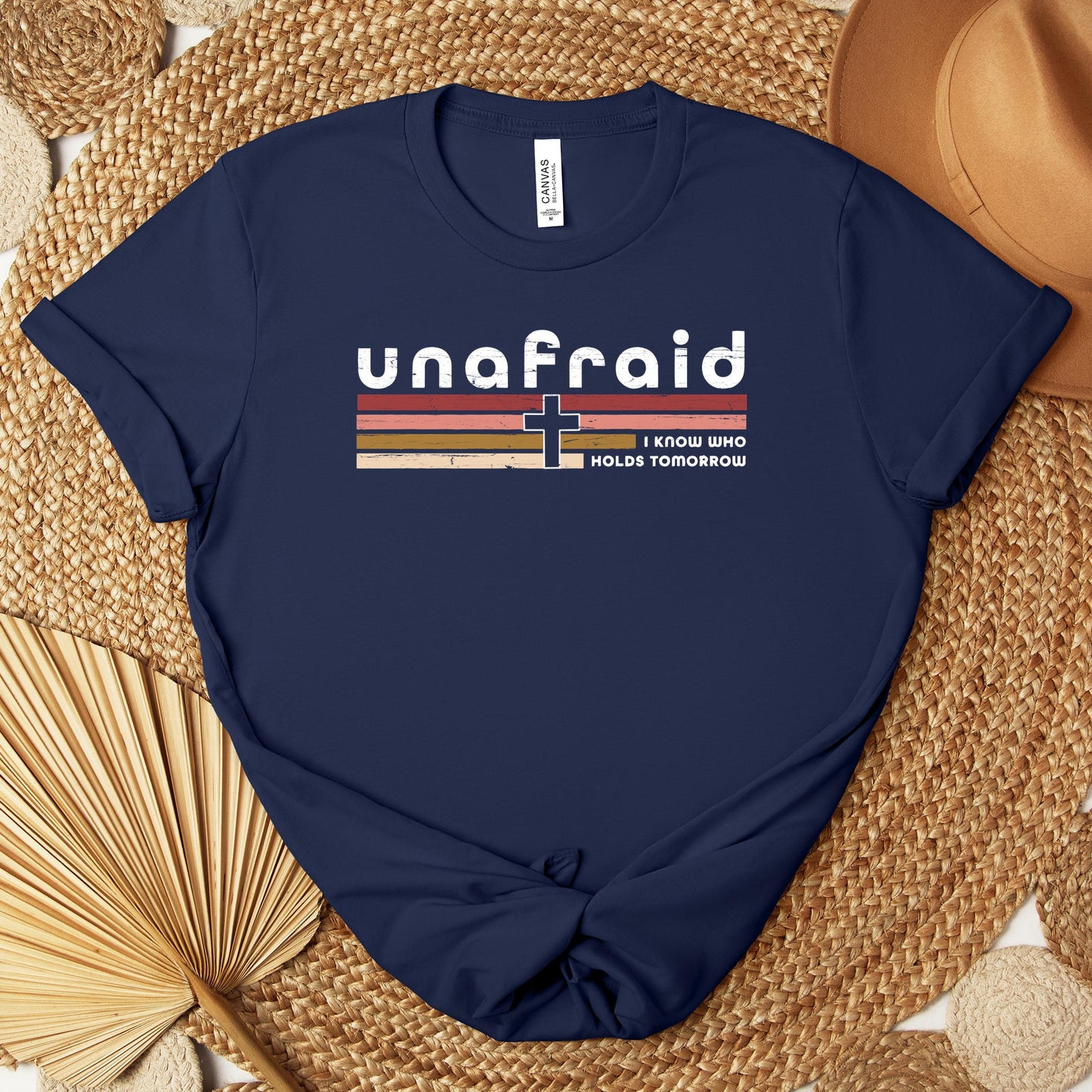 Unafraid I Know Who Holds Tomorrow Premium T-shirt