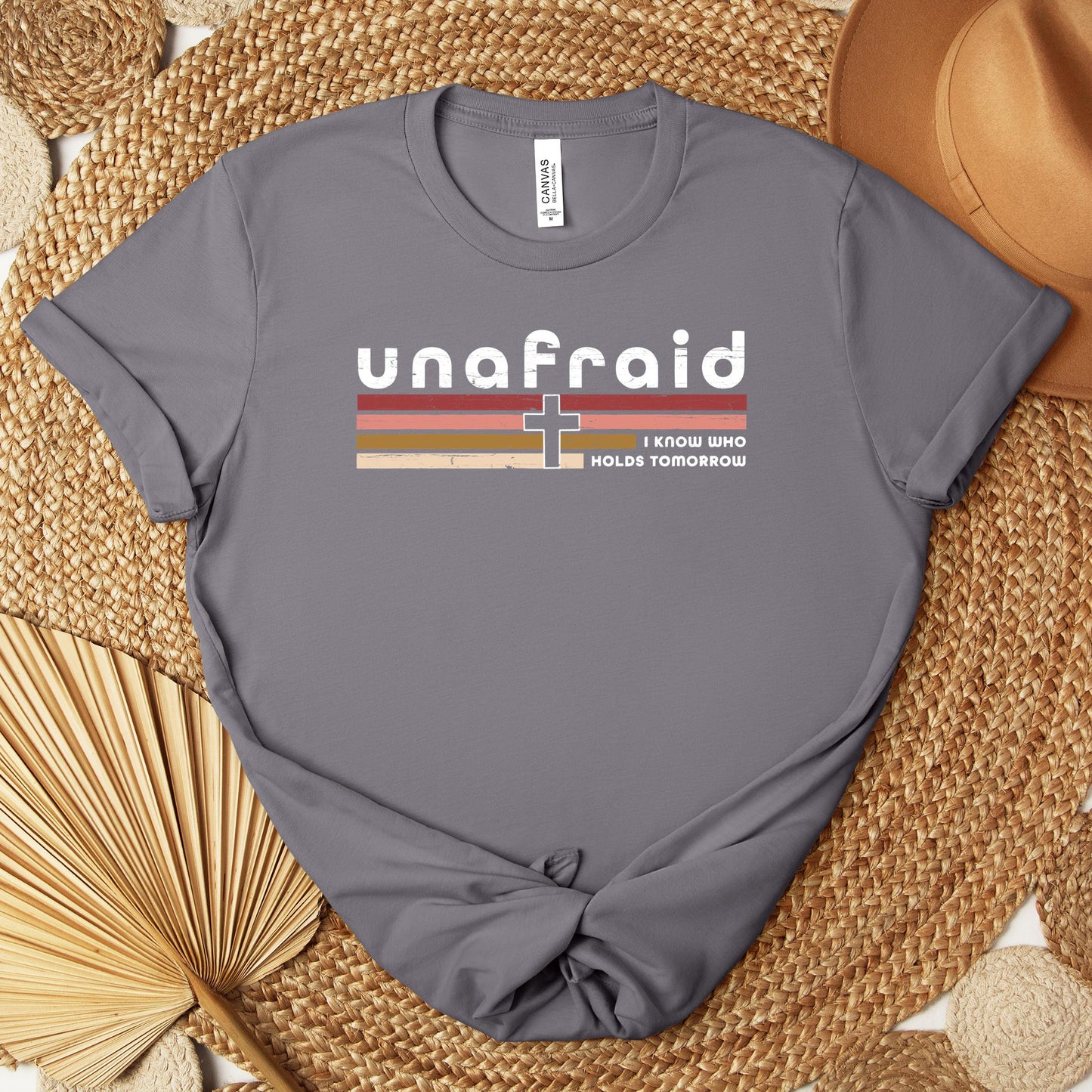 Unafraid I Know Who Holds Tomorrow Premium T-shirt
