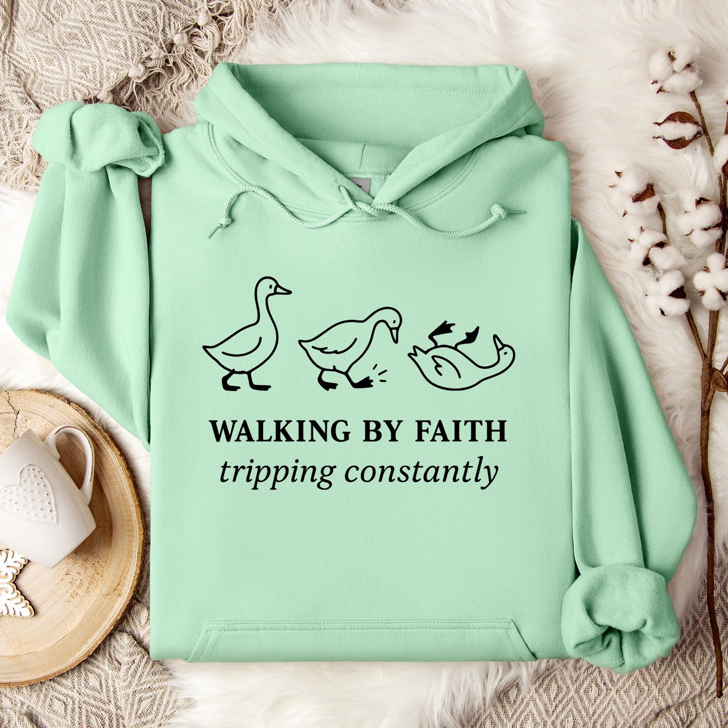 Walking By Faith Tripping Constantly 01 Hoodie