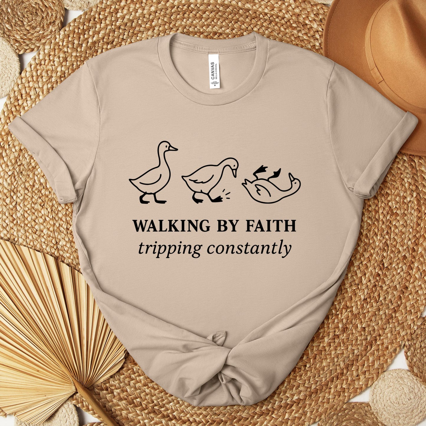 Walking By Faith Tripping Constantly 01 Premium T-shirt